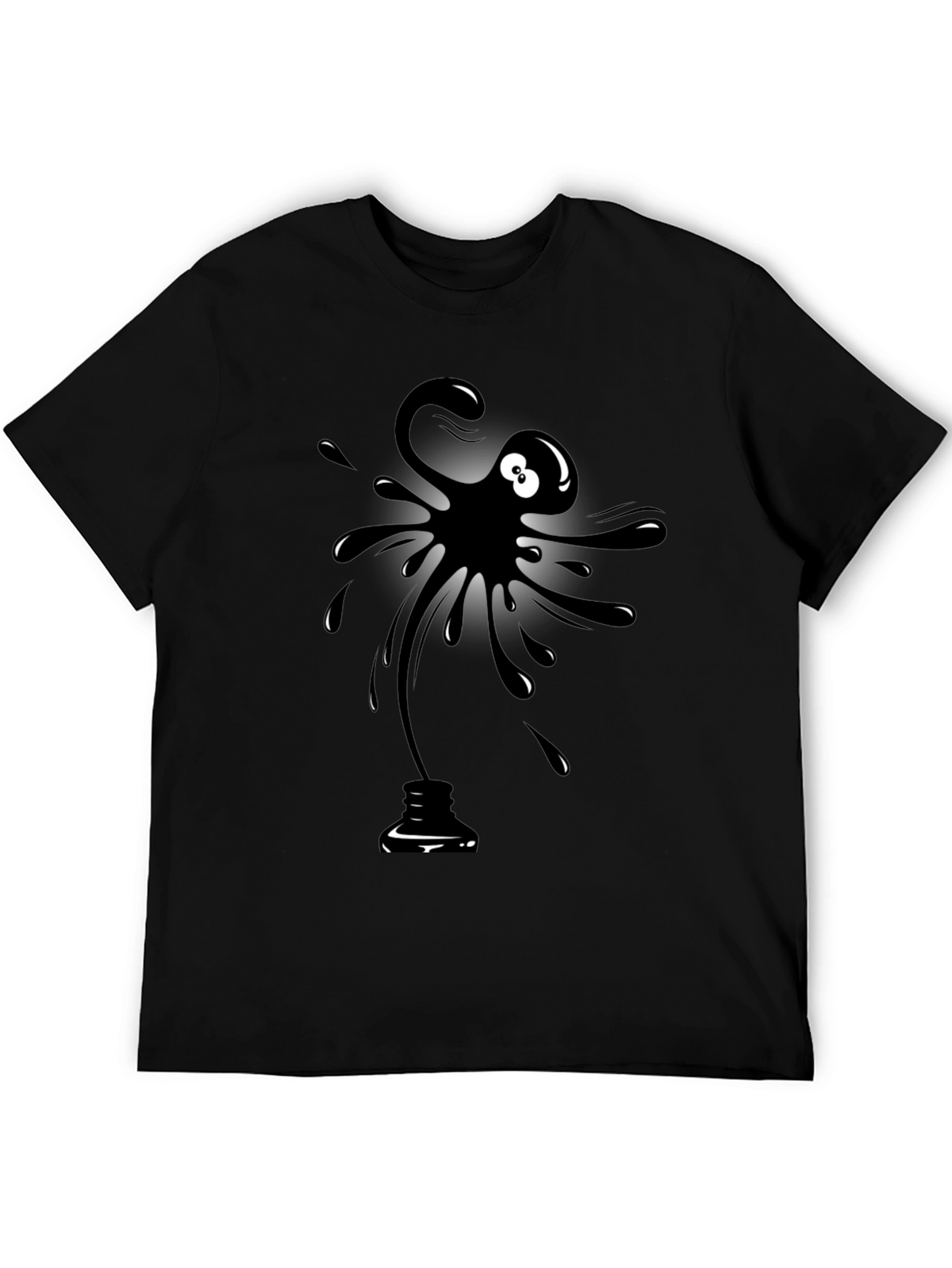 Ink Blob Character T-Shirt