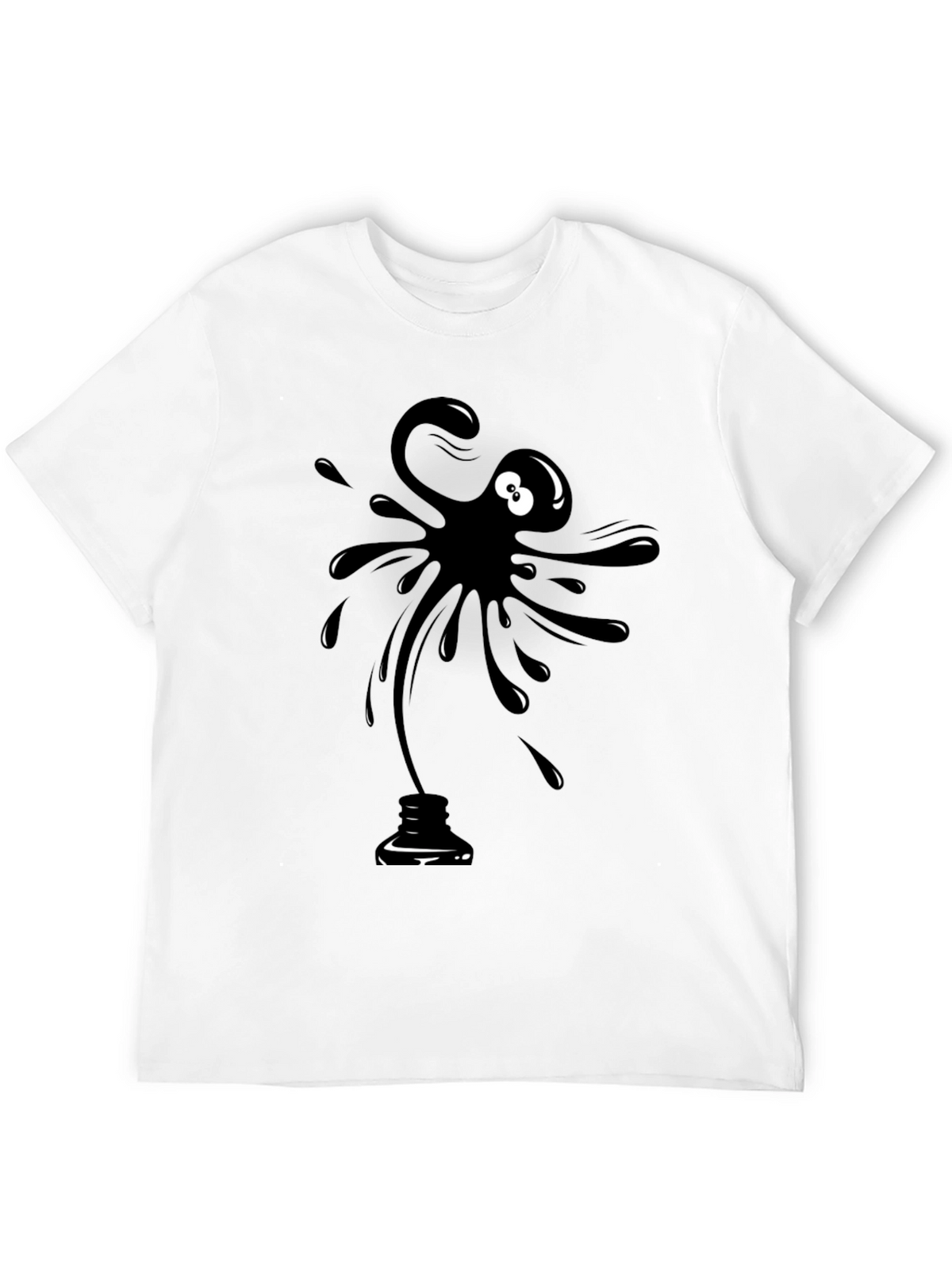 Ink Blob Character T-Shirt