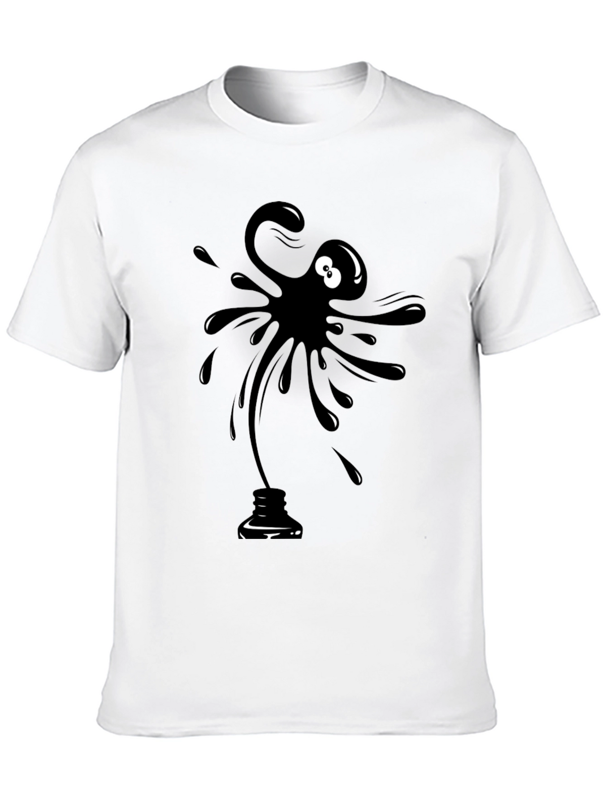 Ink Blob Character T-Shirt