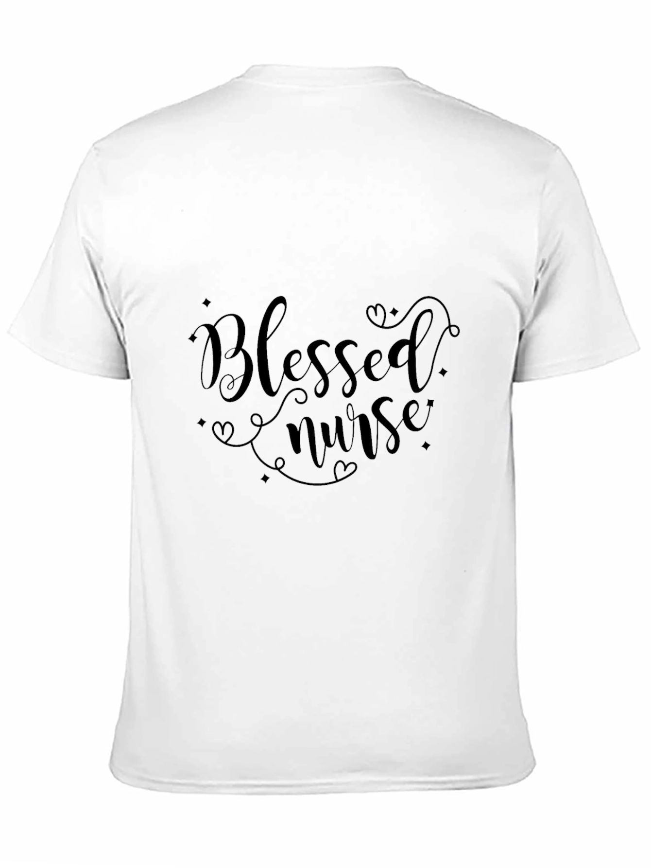 Blessed Nurse Graphic Tee - Soft Cotton Comfort