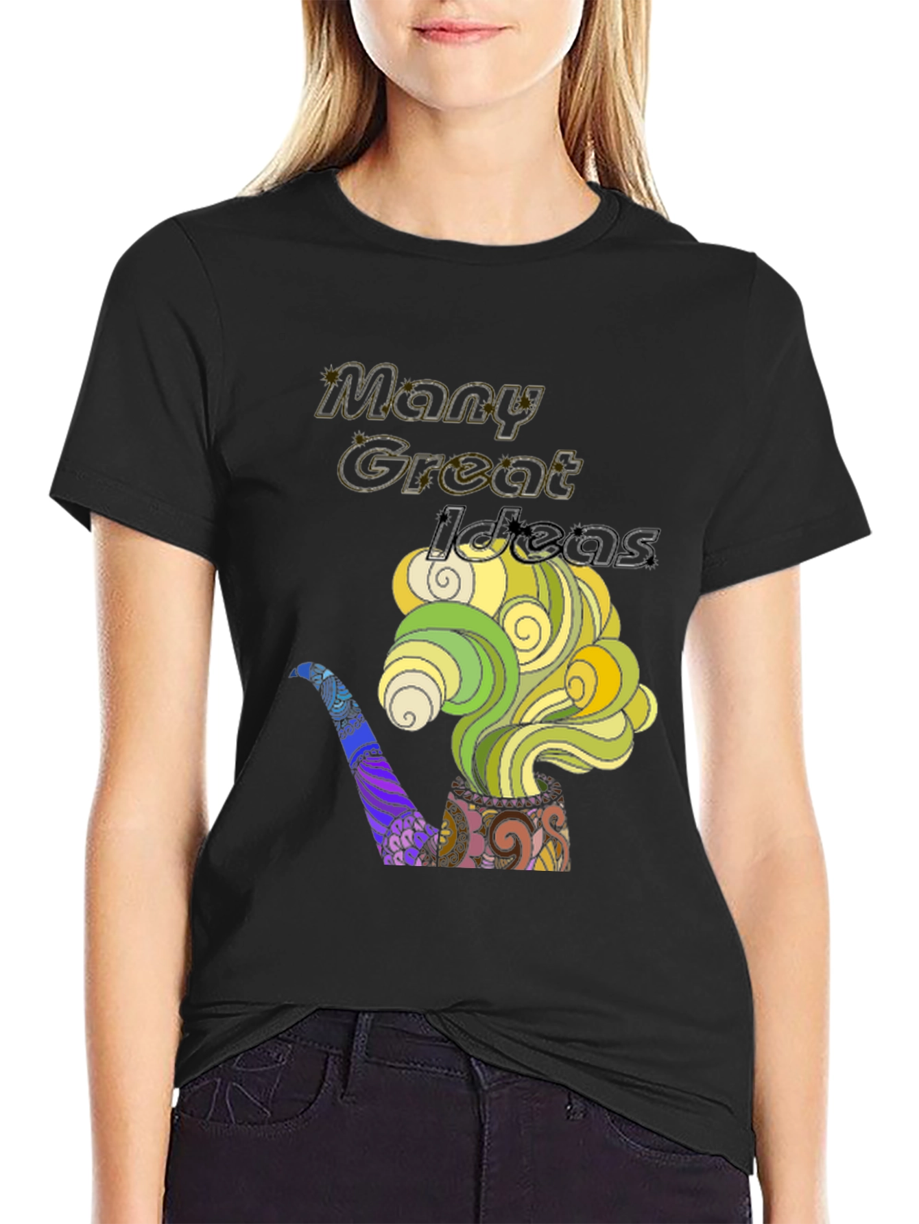 Many Great Ideas Graphic Tee - Unique Pipe Design