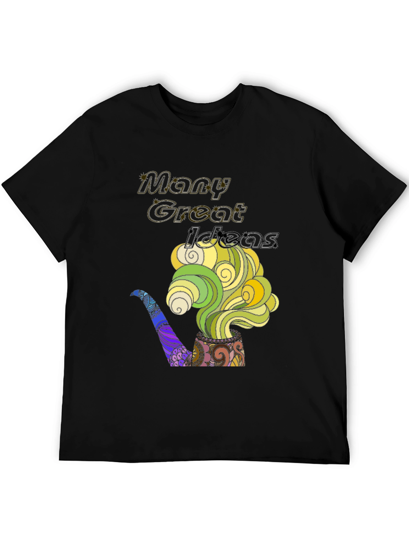 Many Great Ideas Graphic Tee - Unique Pipe Design