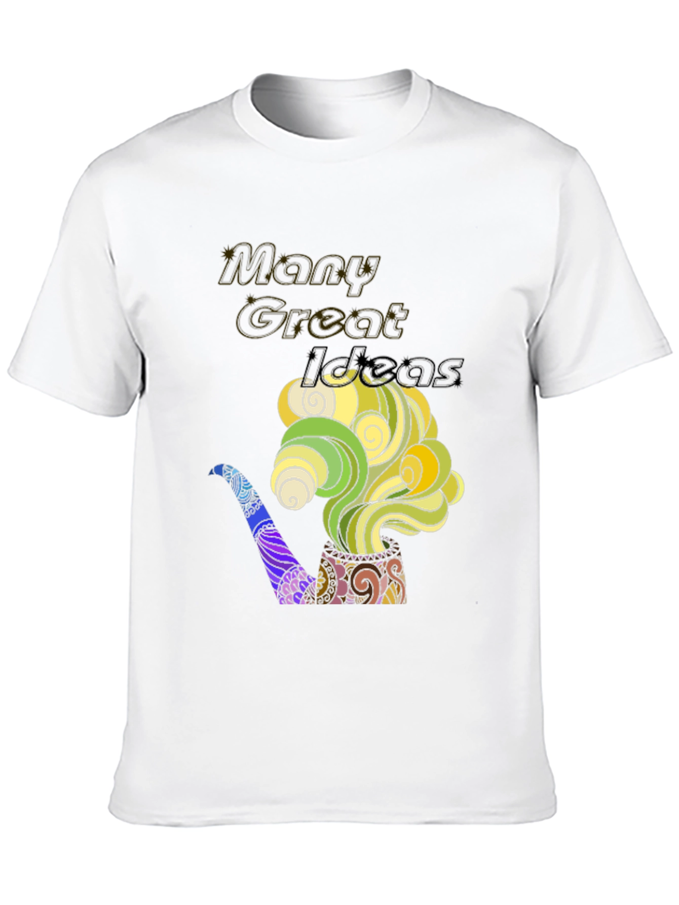 Many Great Ideas Graphic Tee - Unique Pipe Design