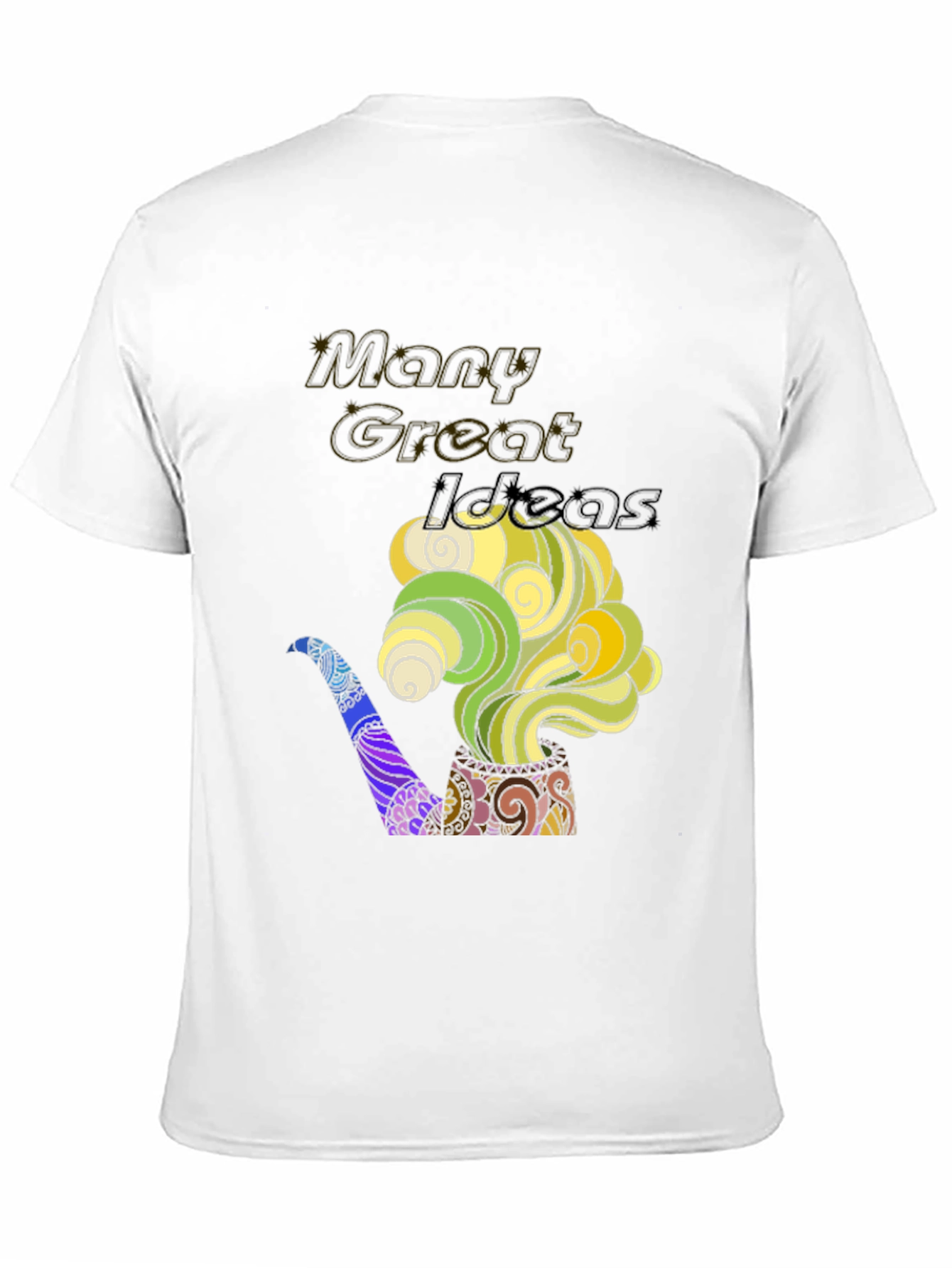 Many Great Ideas Graphic Tee - Unique Pipe Design