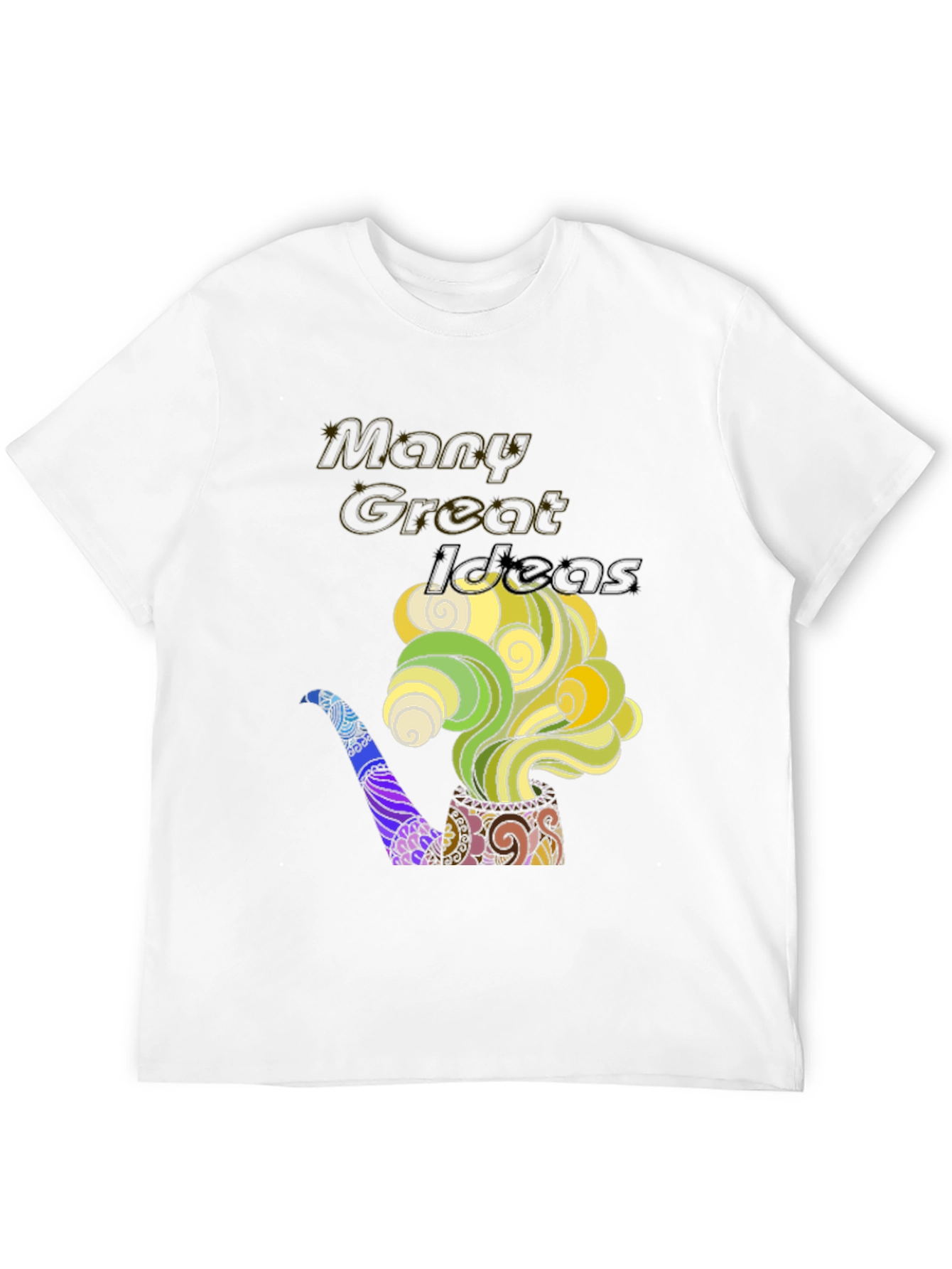 Many Great Ideas Graphic Tee - Unique Pipe Design