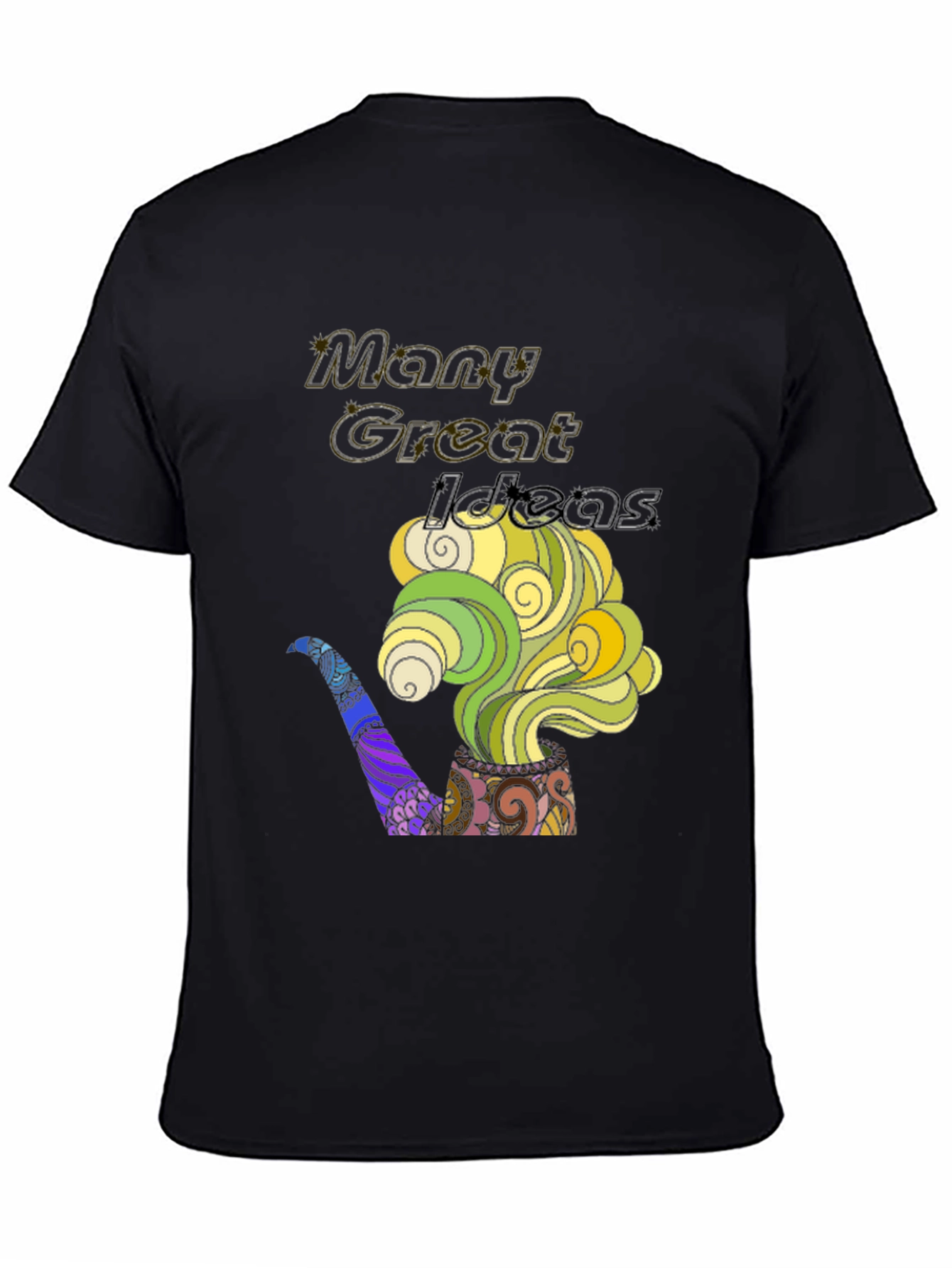 Many Great Ideas Graphic Tee - Unique Pipe Design