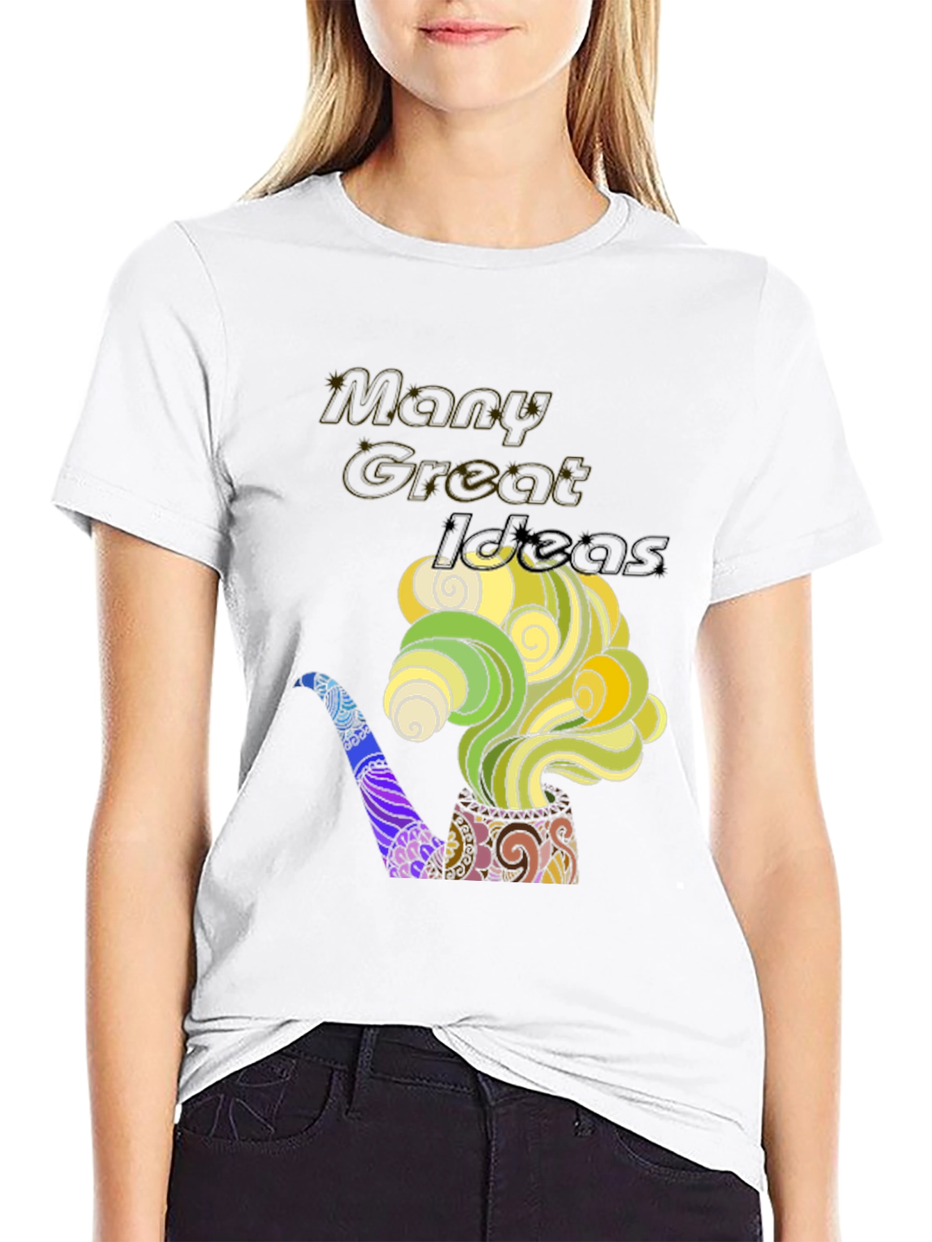 Many Great Ideas Graphic Tee - Unique Pipe Design
