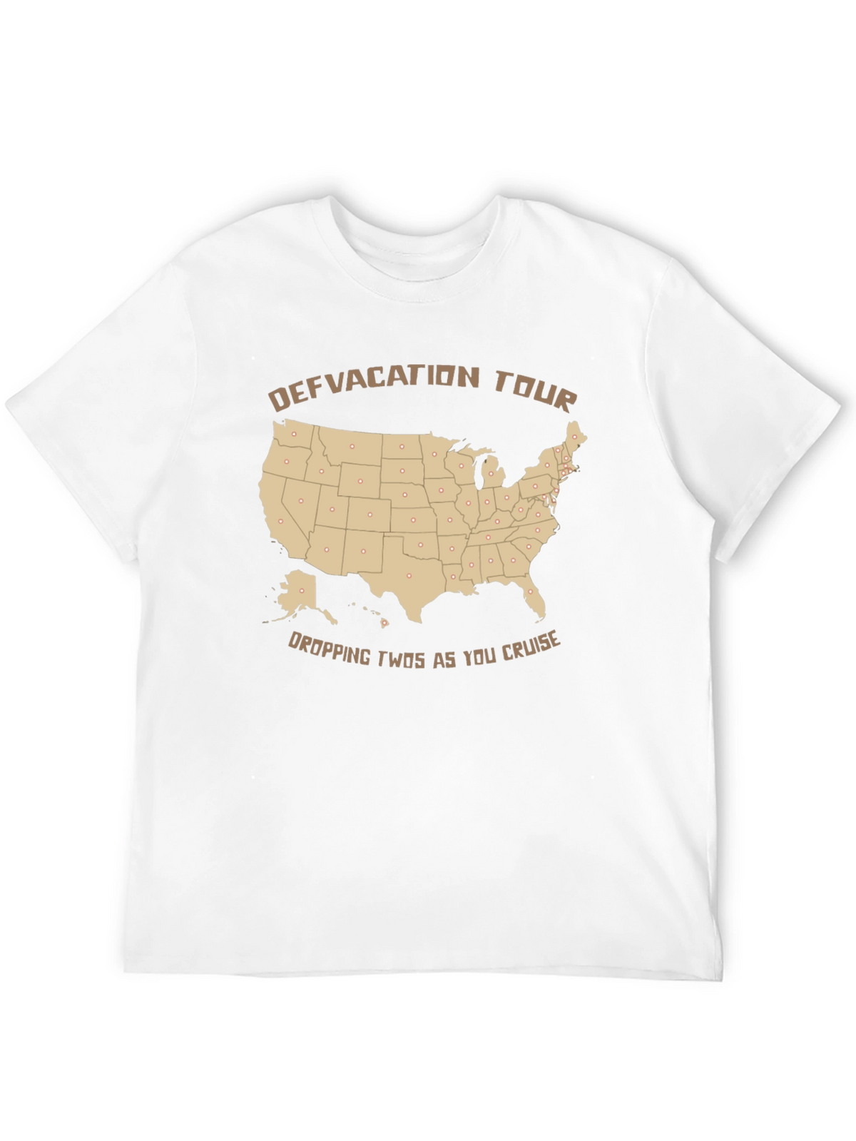 Defvacation Tour Black T-Shirt