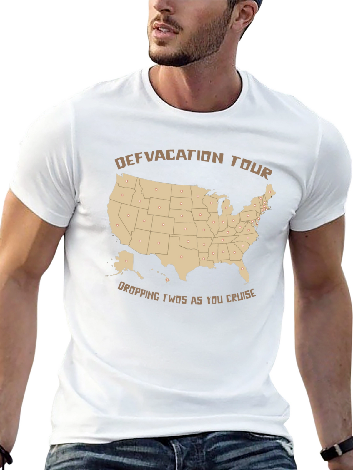 Defvacation Tour Black T-Shirt