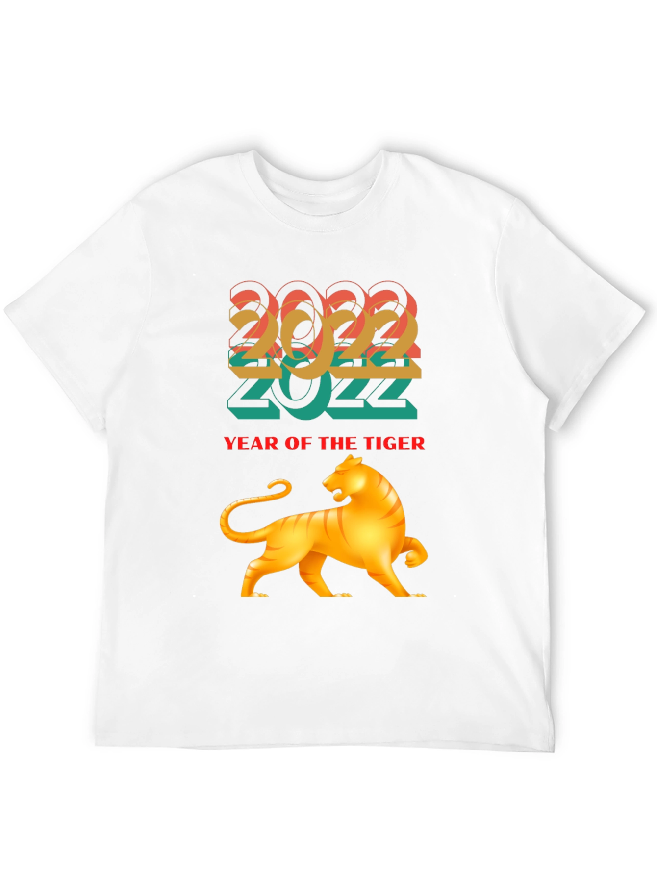 2022 Year of the Tiger Graphic Tee - Black