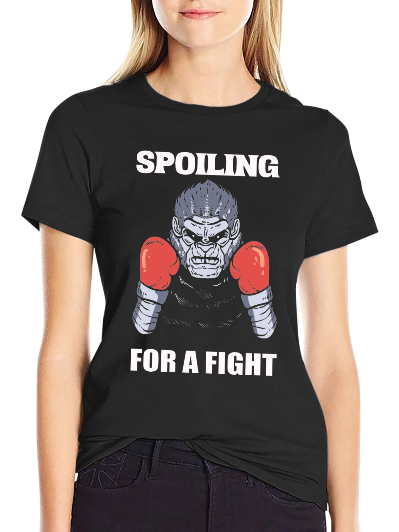 Spoiling for a Fight Gorilla Boxing T-Shirt
