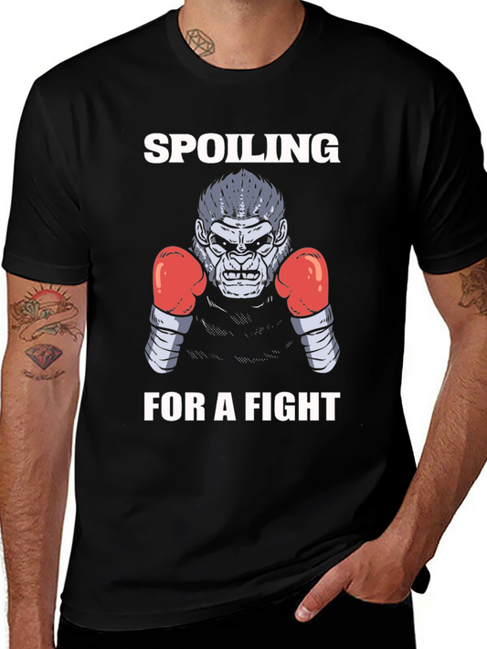 Spoiling for a Fight Gorilla Boxing T-Shirt
