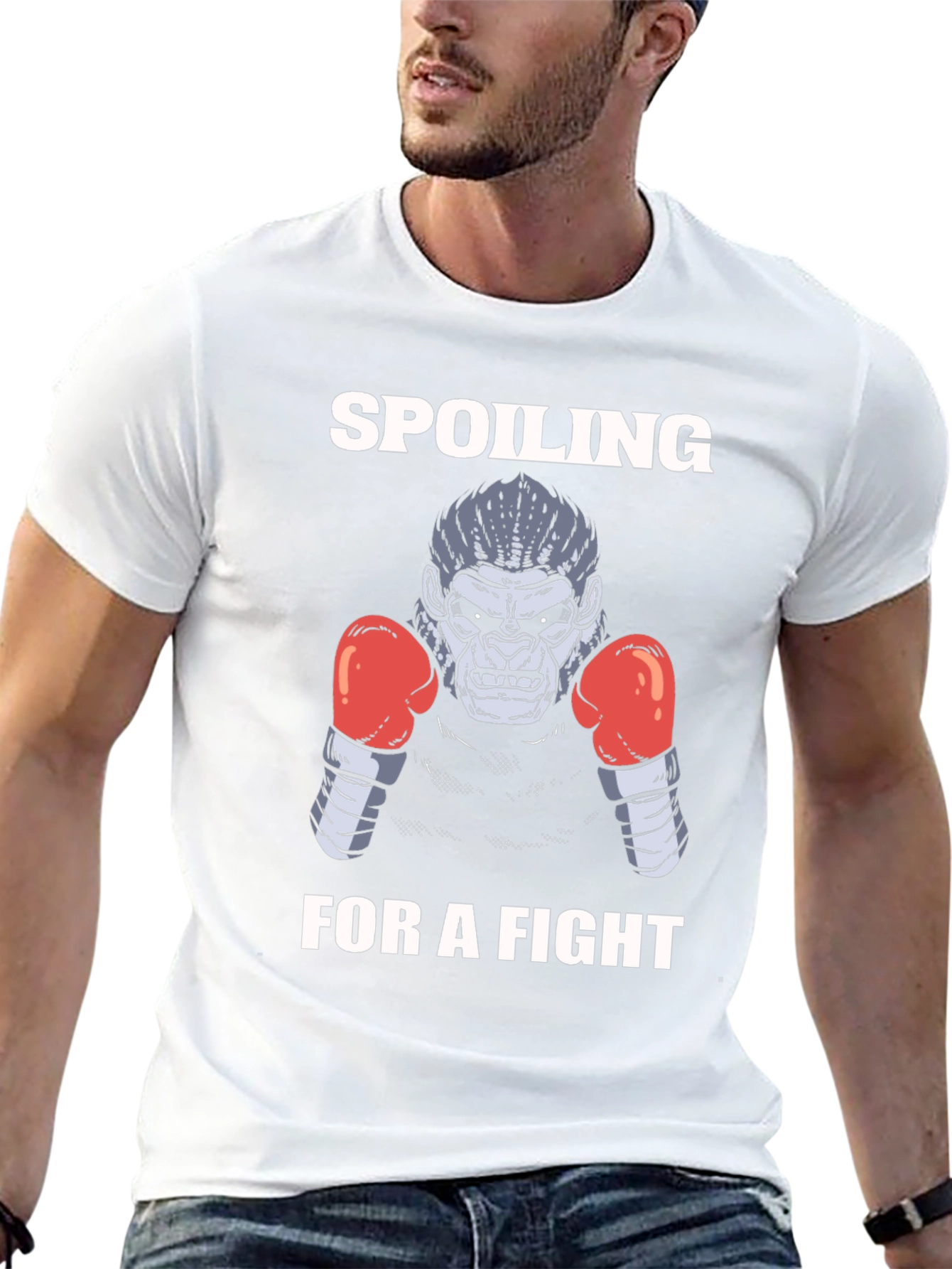 Spoiling for a Fight Gorilla Boxing T-Shirt