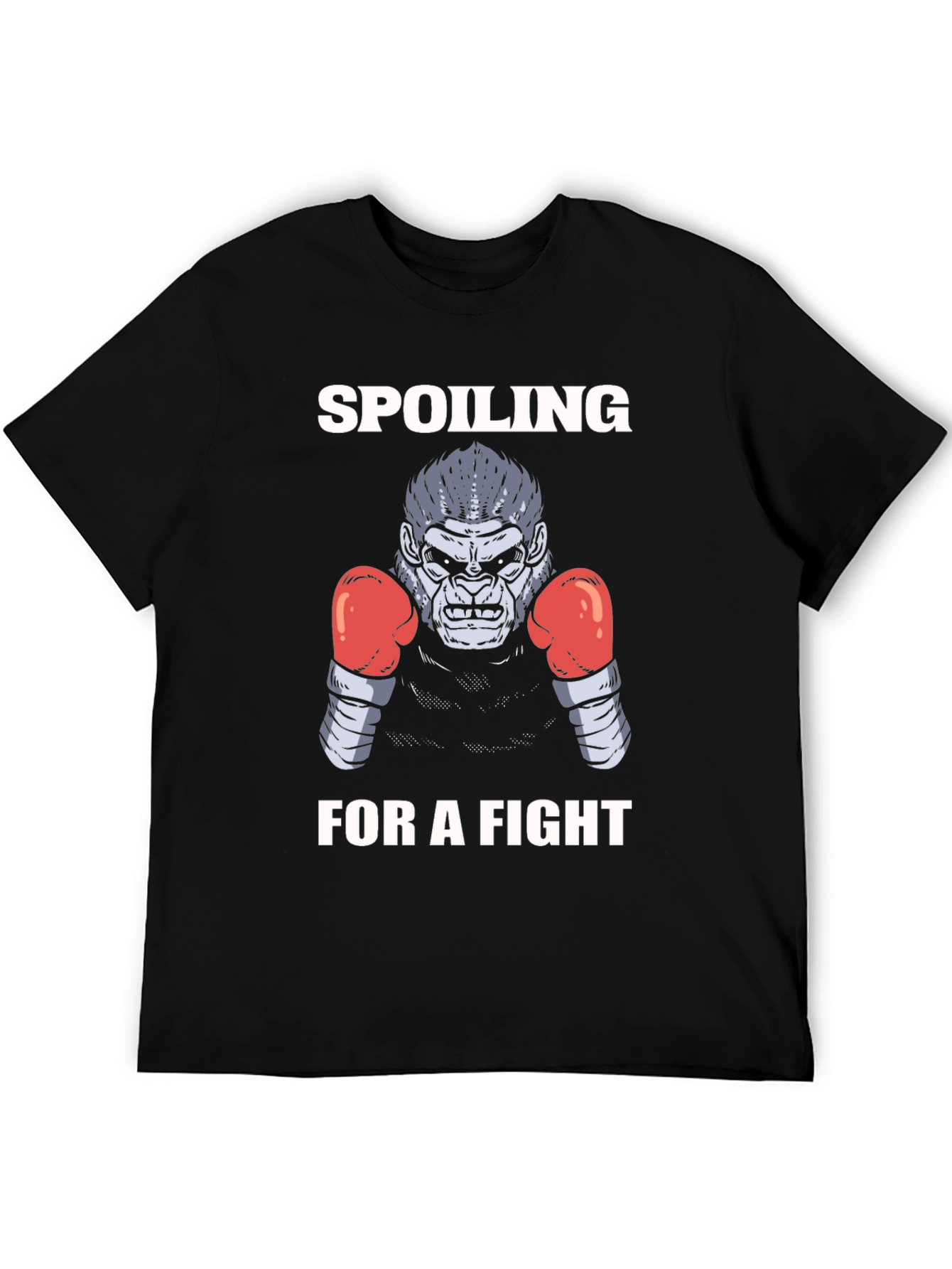 Spoiling for a Fight Gorilla Boxing T-Shirt