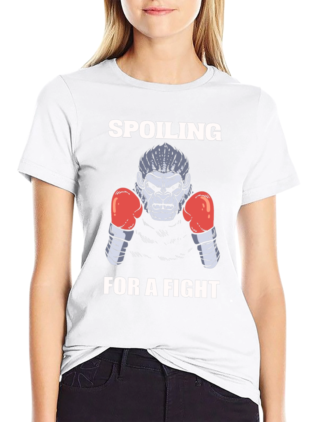 Spoiling for a Fight Gorilla Boxing T-Shirt