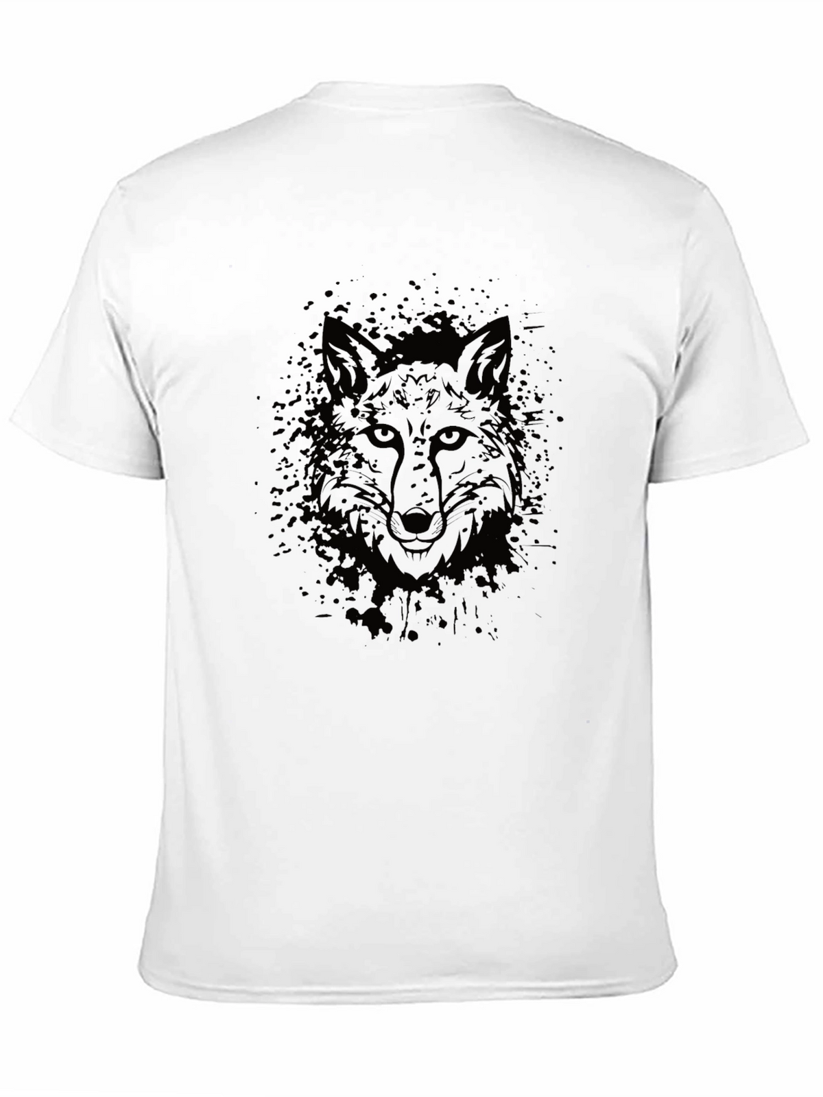 Mens Black Fox Graphic T-Shirt