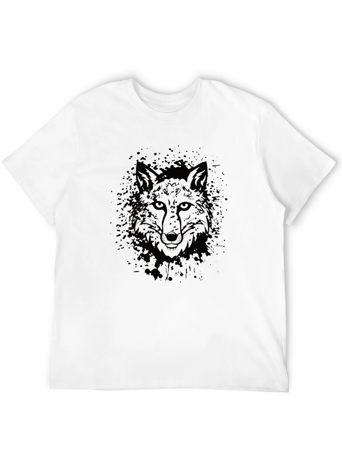 Mens Black Fox Graphic T-Shirt