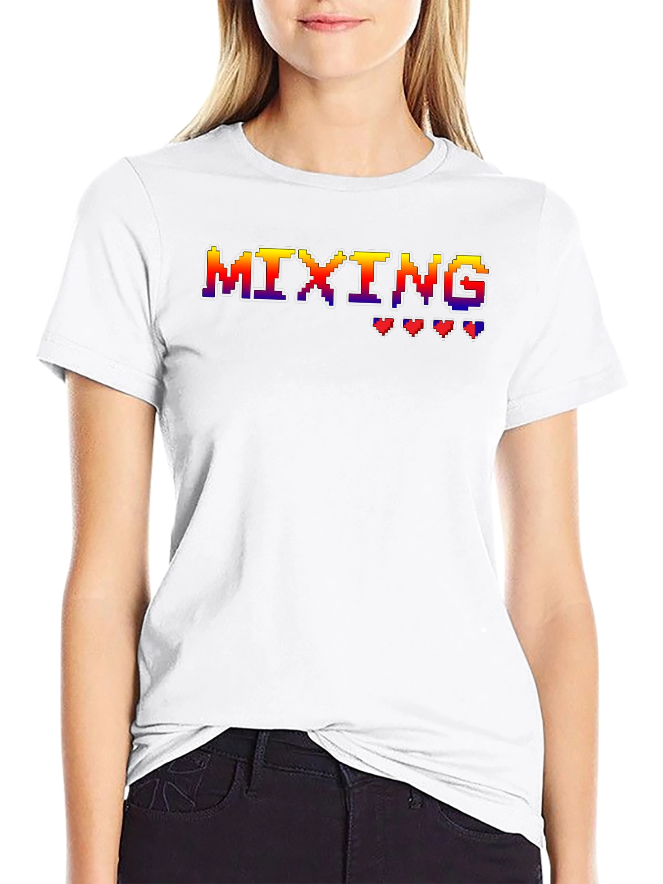 Retro Gaming Mixing T-Shirt - 8-bit Style