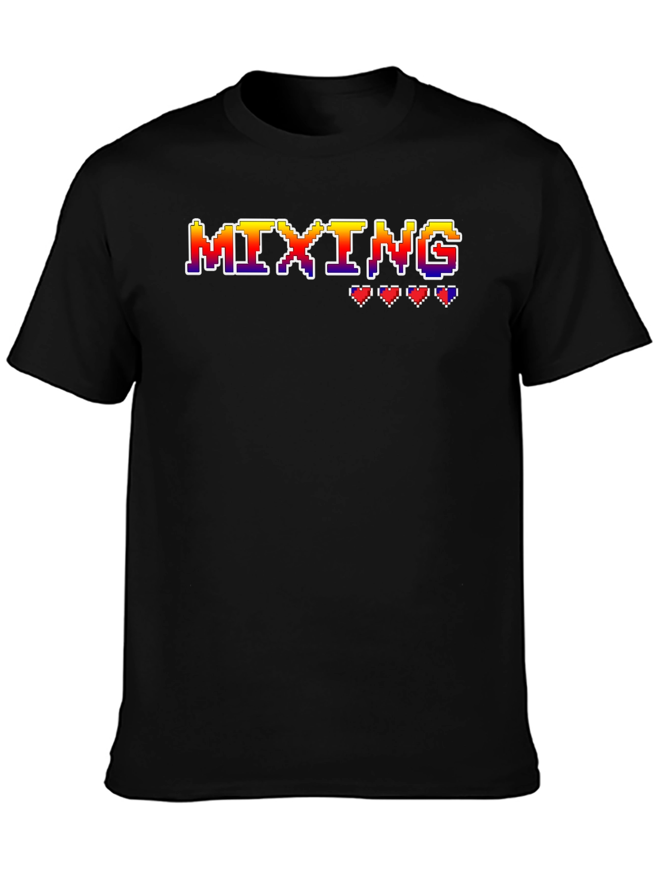 Retro Gaming Mixing T-Shirt - 8-bit Style
