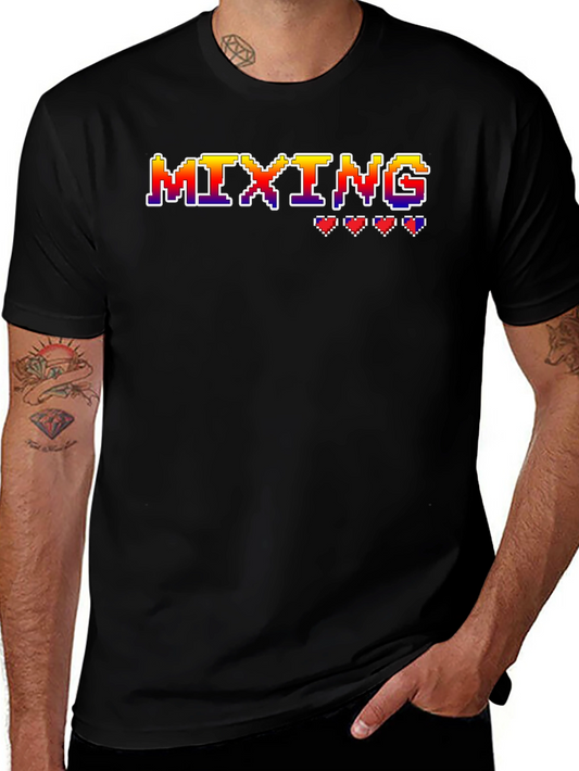 Retro Gaming Mixing T-Shirt - 8-bit Style