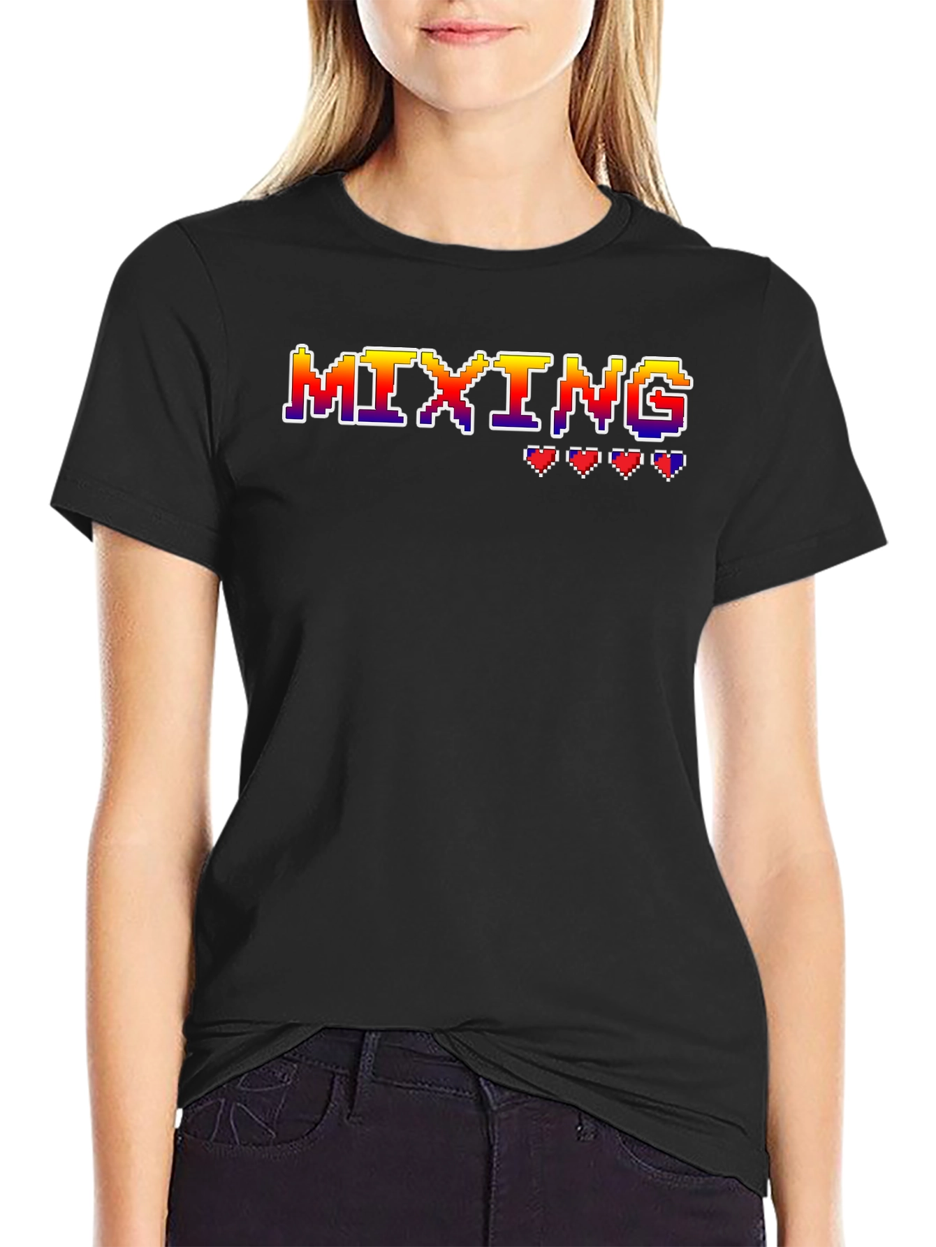 Retro Gaming Mixing T-Shirt - 8-bit Style