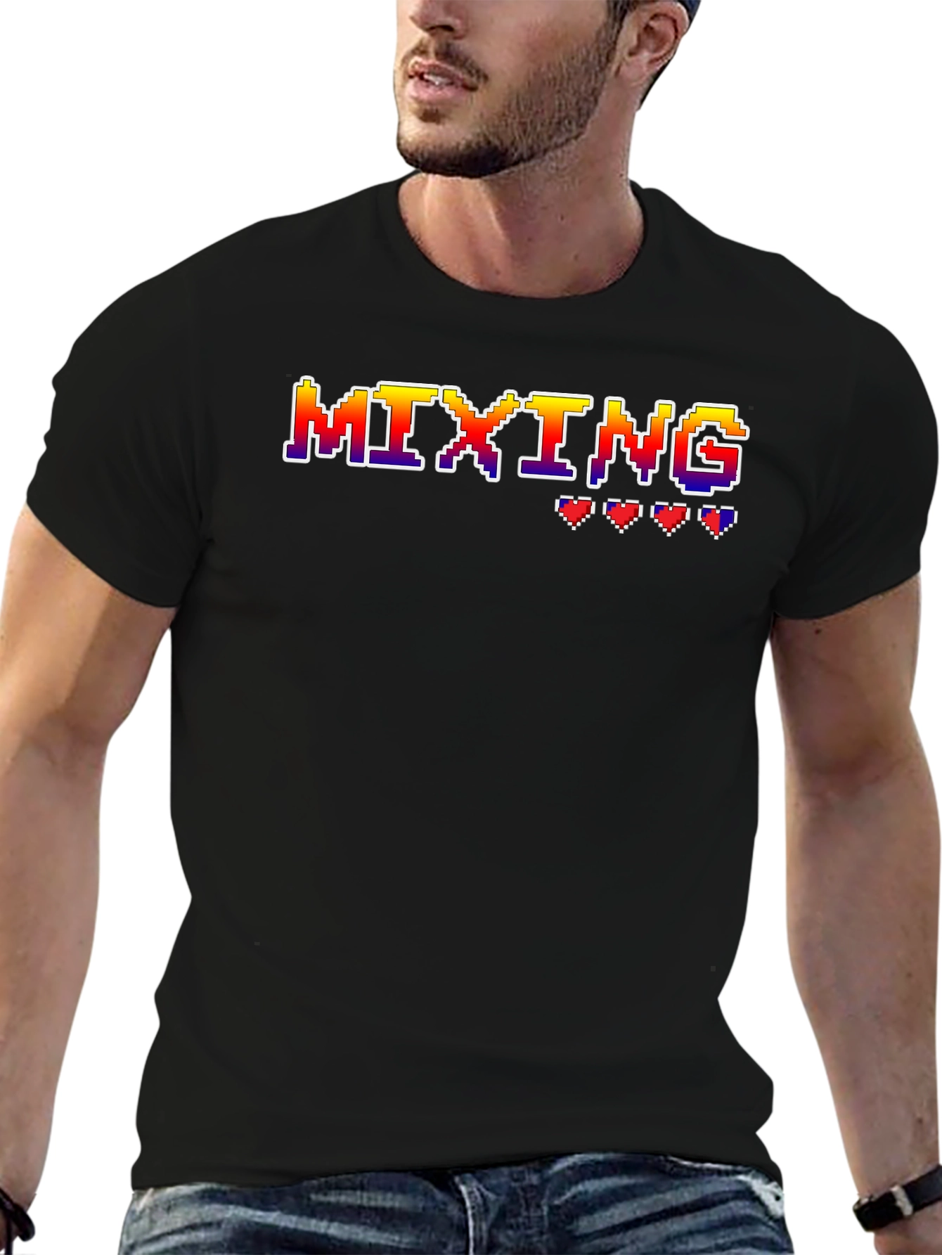 Retro Gaming Mixing T-Shirt - 8-bit Style
