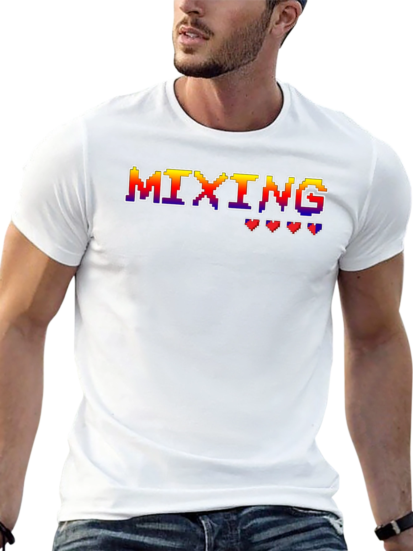 Retro Gaming Mixing T-Shirt - 8-bit Style
