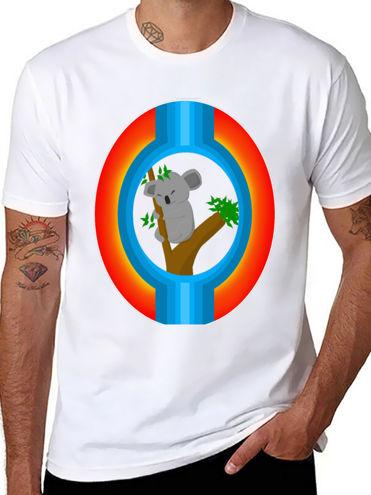Koala Graphic Tee - Casual Comfort Unique Design