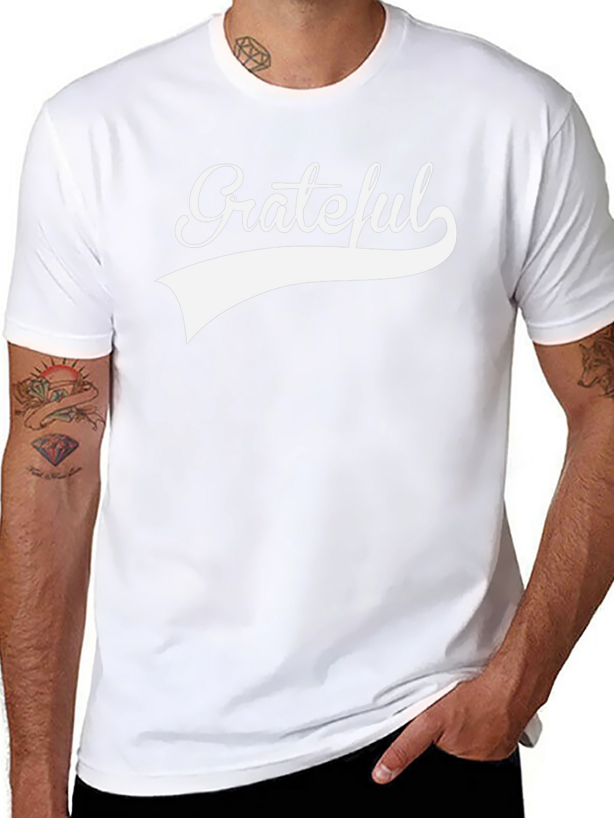 Grateful Graphic Tee - Stylish Casual Comfort