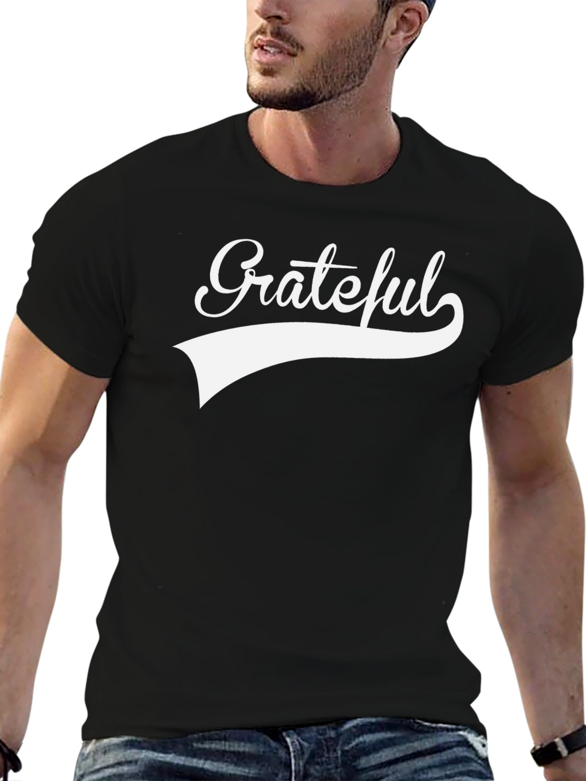 Grateful Graphic Tee - Stylish Casual Comfort