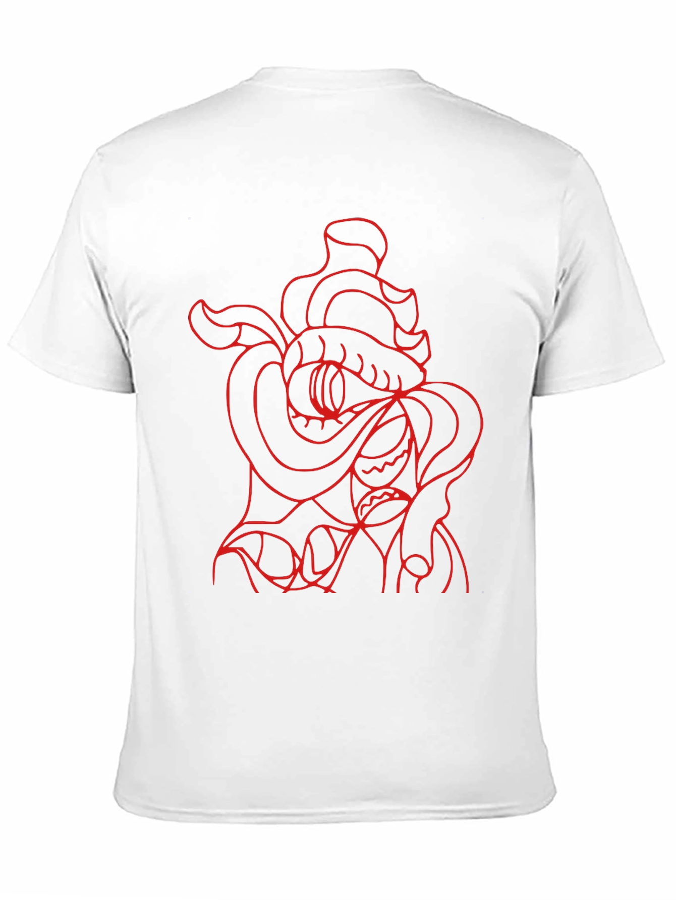 Red Snake Graphic Black T-Shirt