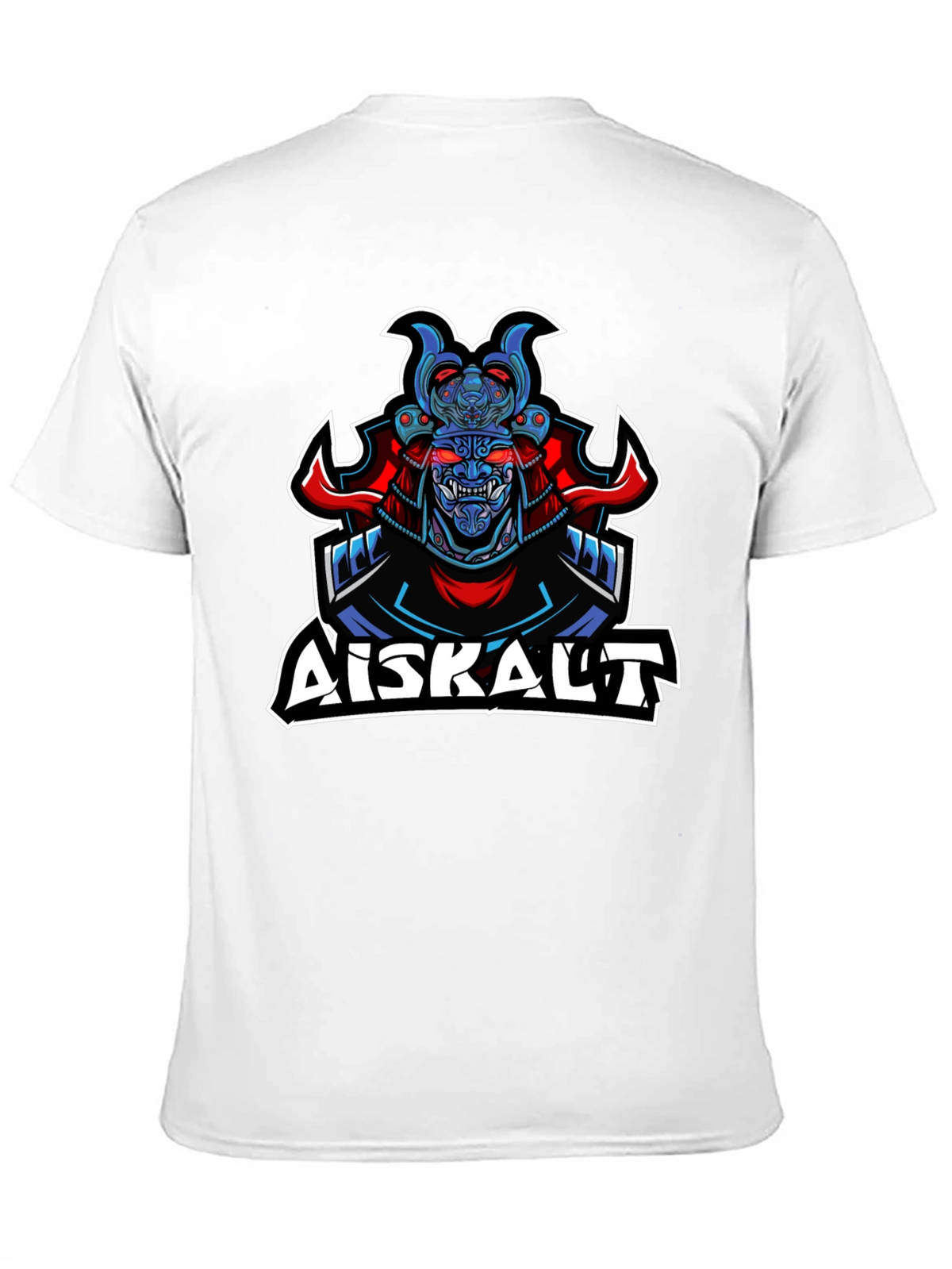 Samurai Graphic Print Black T-Shirt