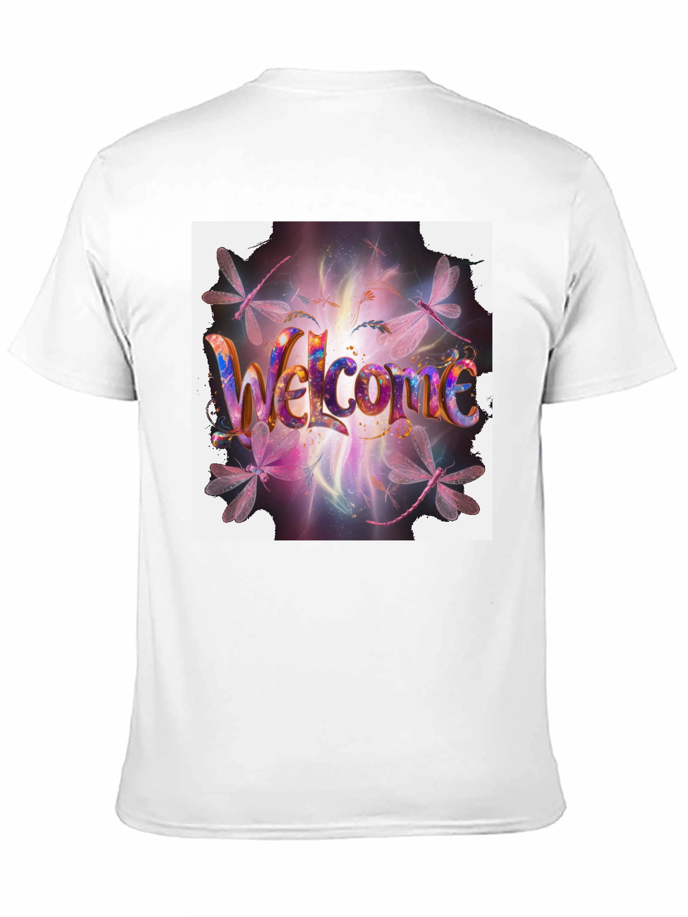 Welcome Dragonfly Graphic T-Shirt