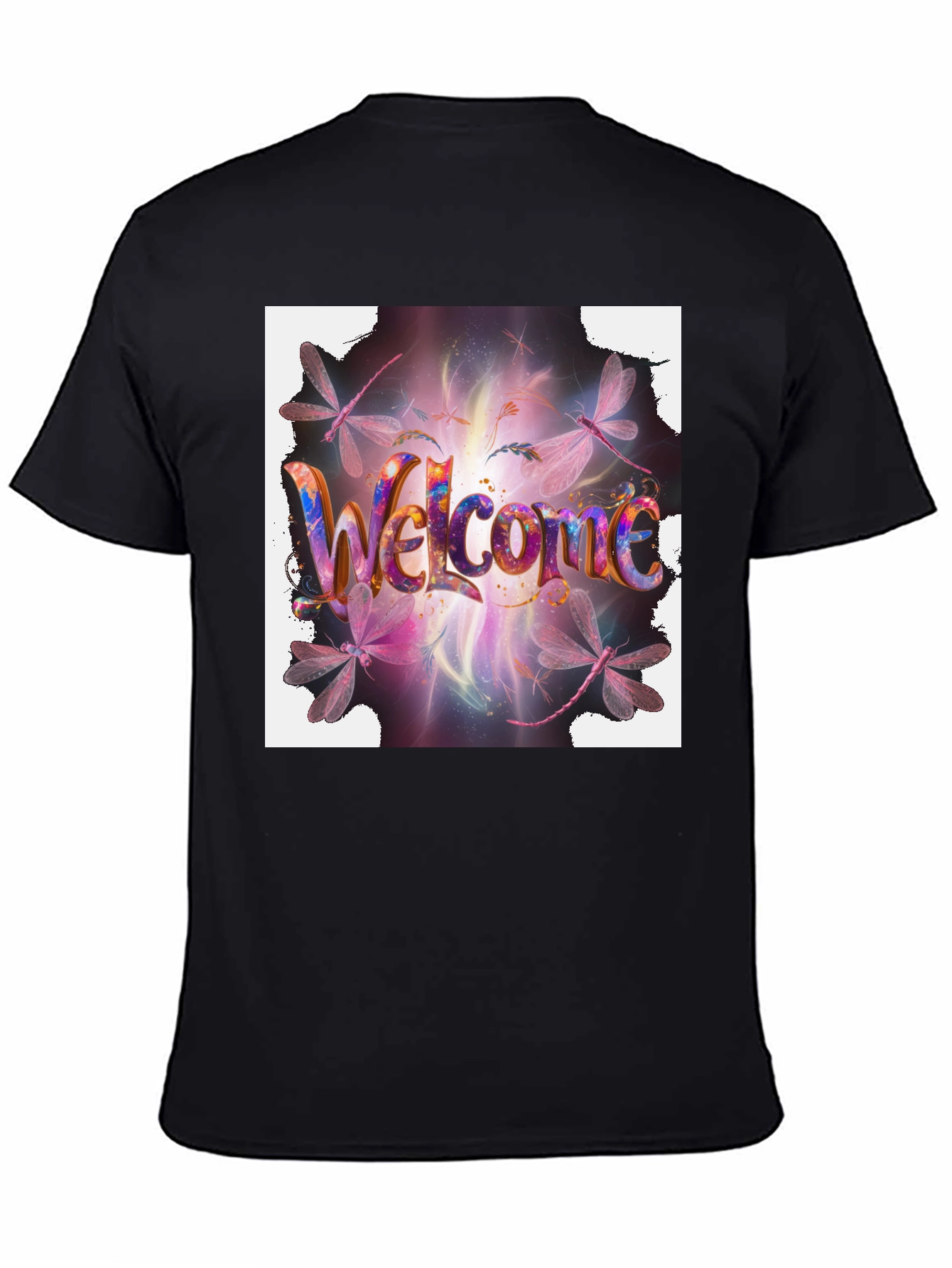 Welcome Dragonfly Graphic T-Shirt