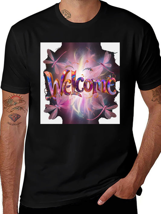 Welcome Dragonfly Graphic T-Shirt