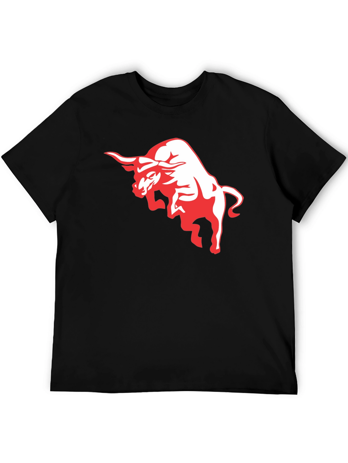 Bold Bull Graphic T-Shirt - Black