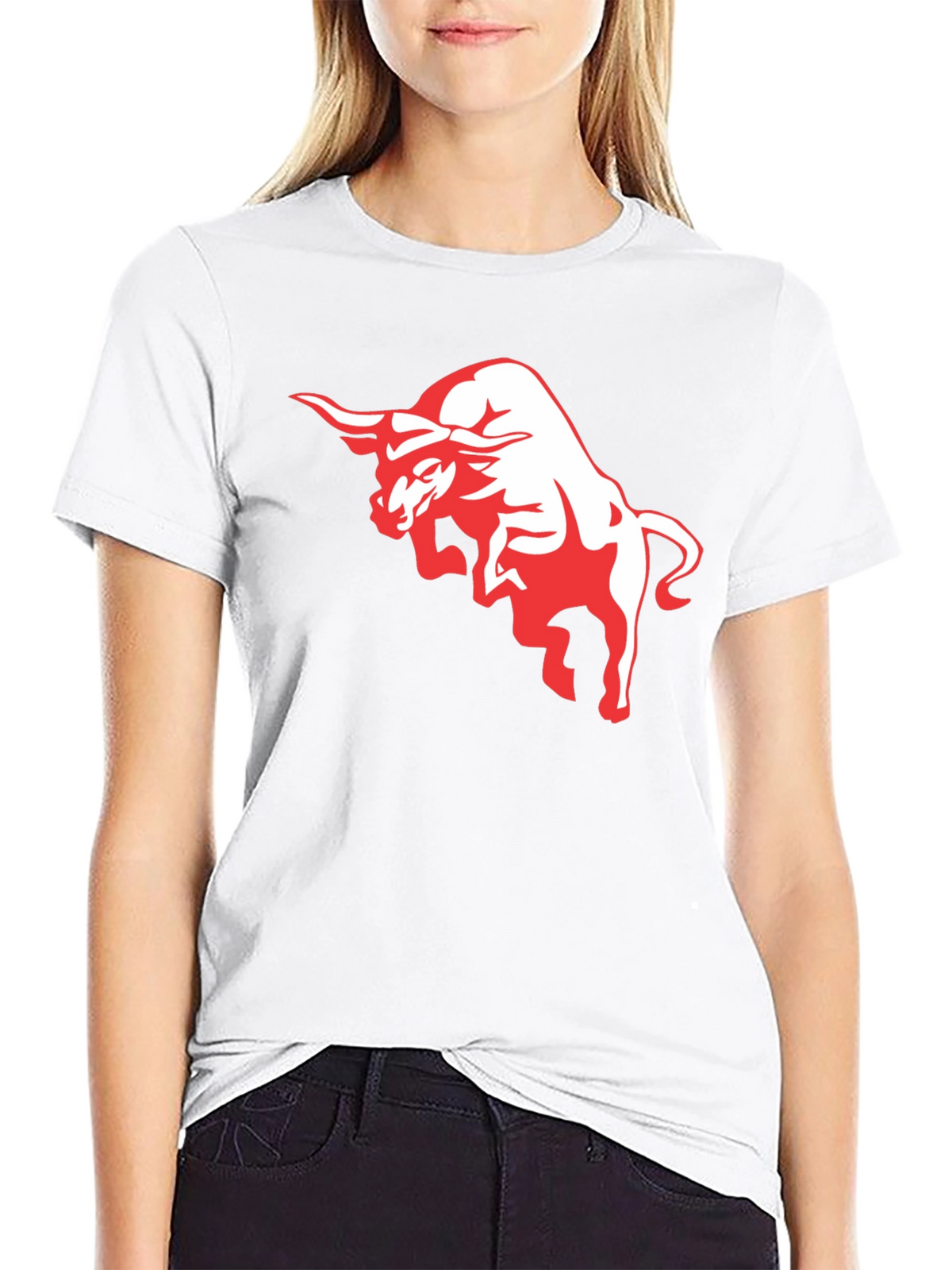 Bold Bull Graphic T-Shirt - Black