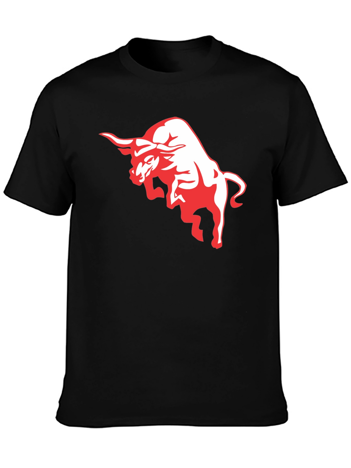 Bold Bull Graphic T-Shirt - Black