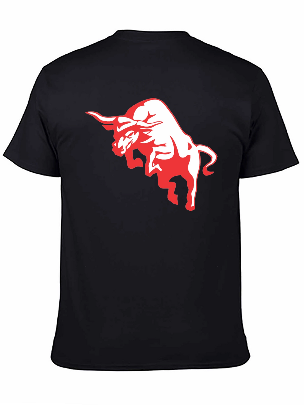 Bold Bull Graphic T-Shirt - Black