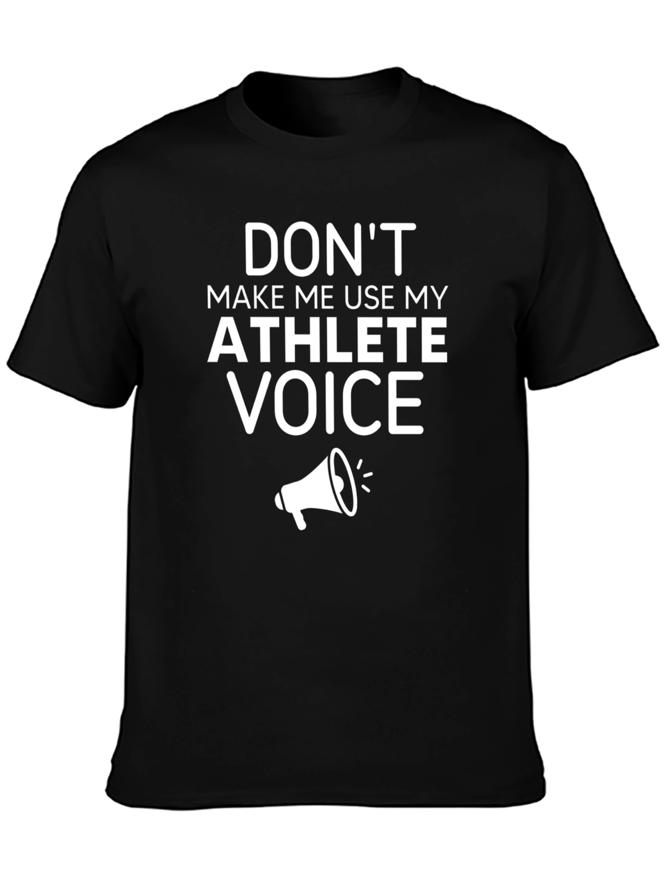 Athlete Voice T-Shirt - Funny Graphic Tee