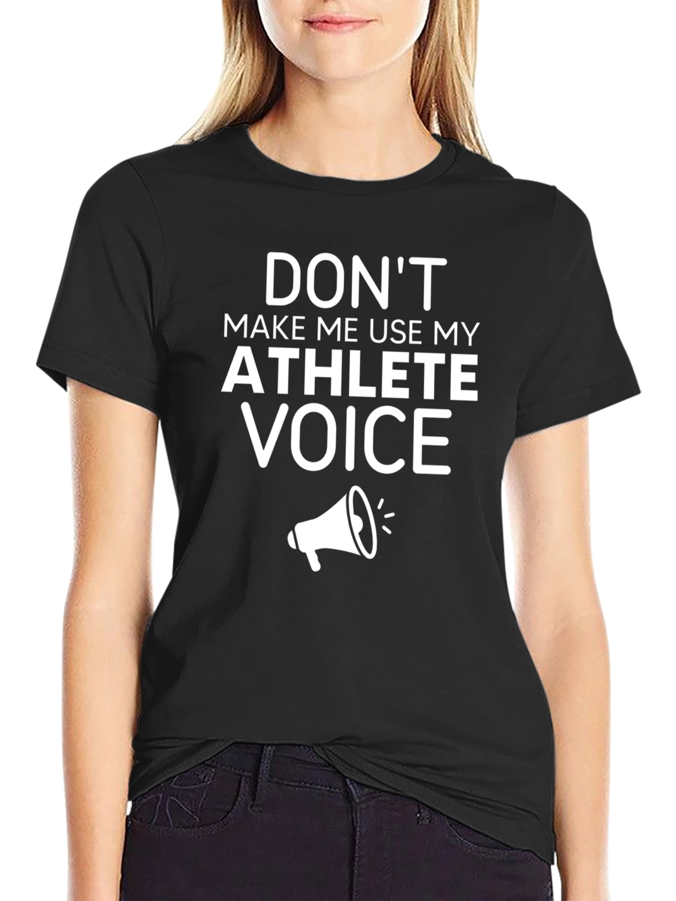 Athlete Voice T-Shirt - Funny Graphic Tee