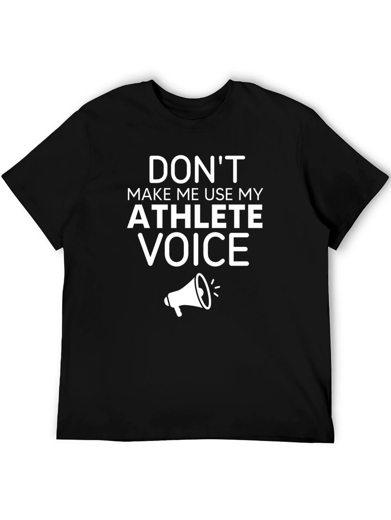 Athlete Voice T-Shirt - Funny Graphic Tee