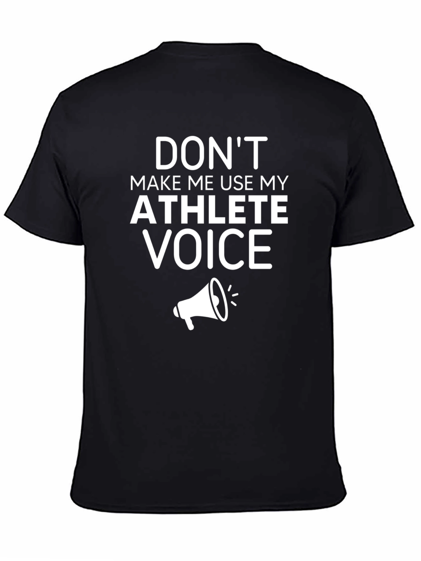 Athlete Voice T-Shirt - Funny Graphic Tee