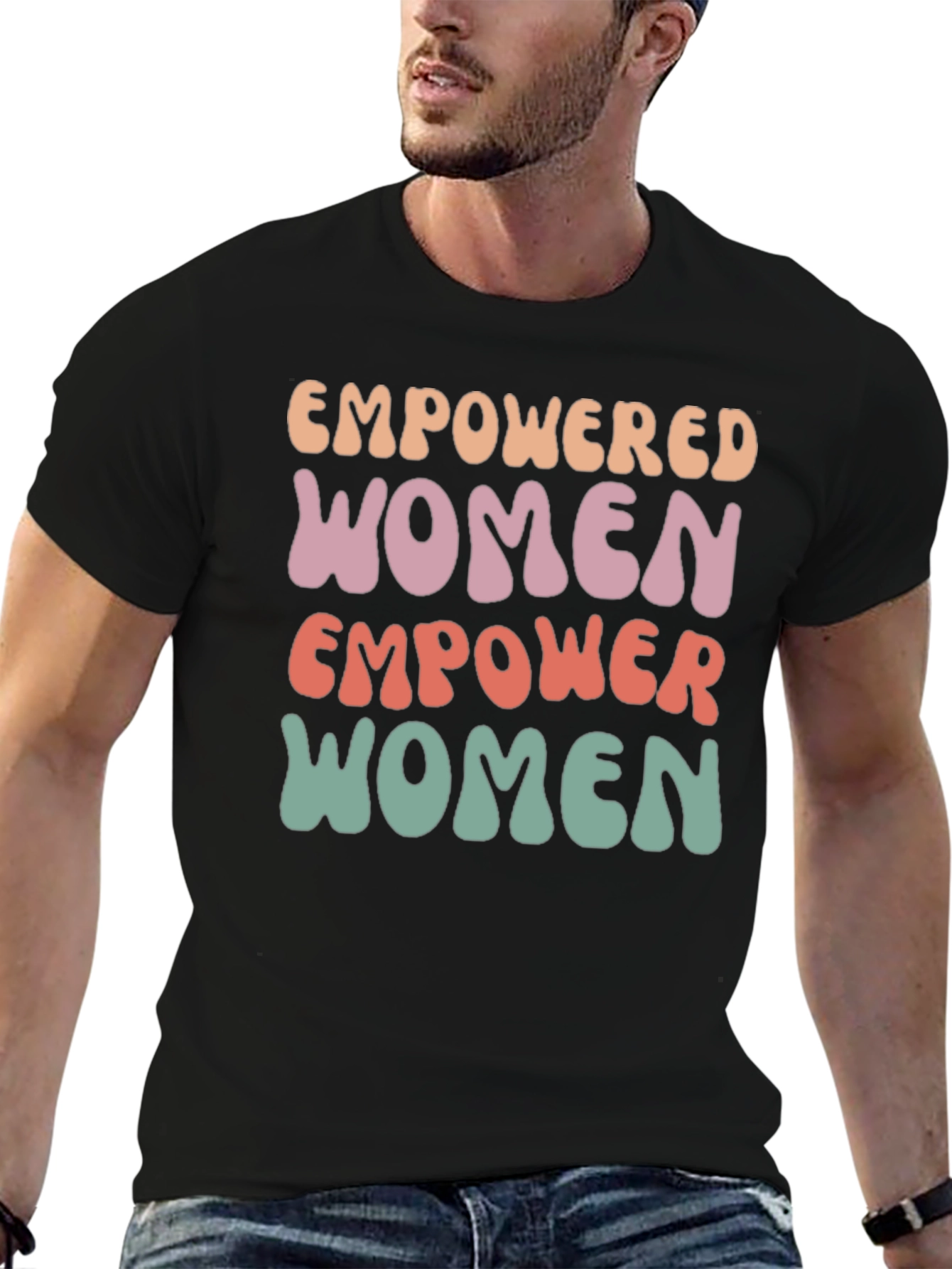 Empowered Women Graphic Tee - Retro Style