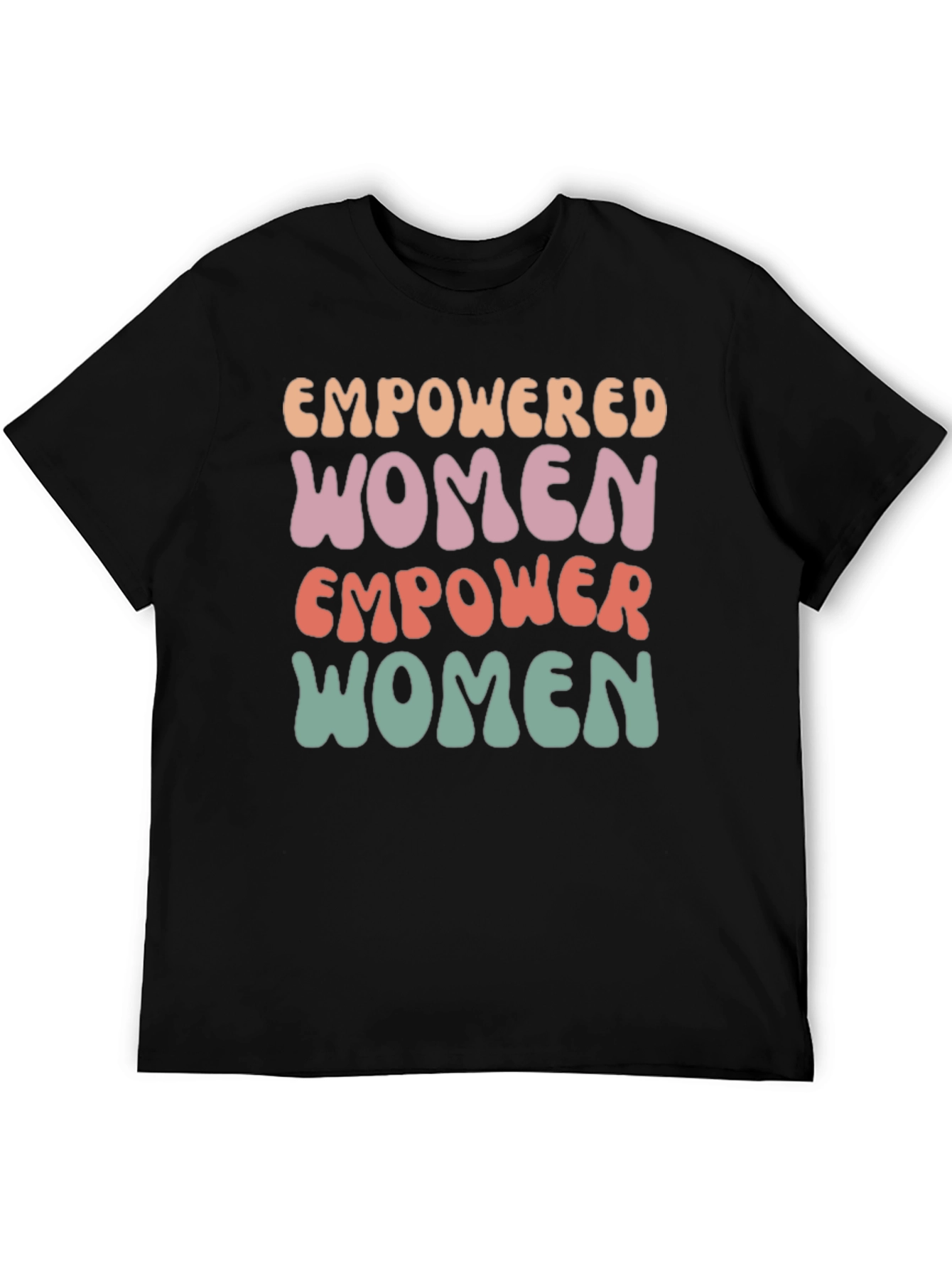 Empowered Women Graphic Tee - Retro Style