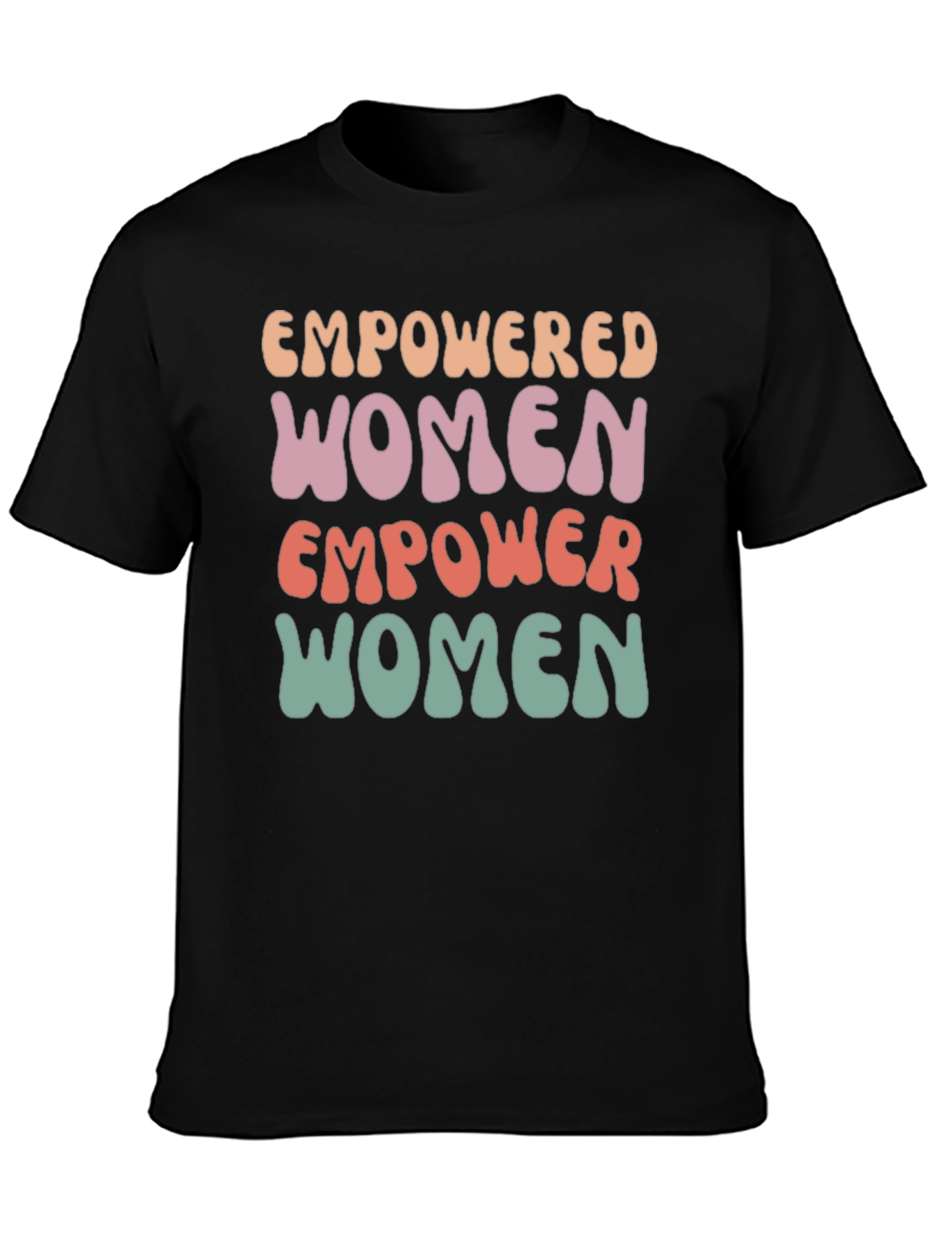 Empowered Women Graphic Tee - Retro Style