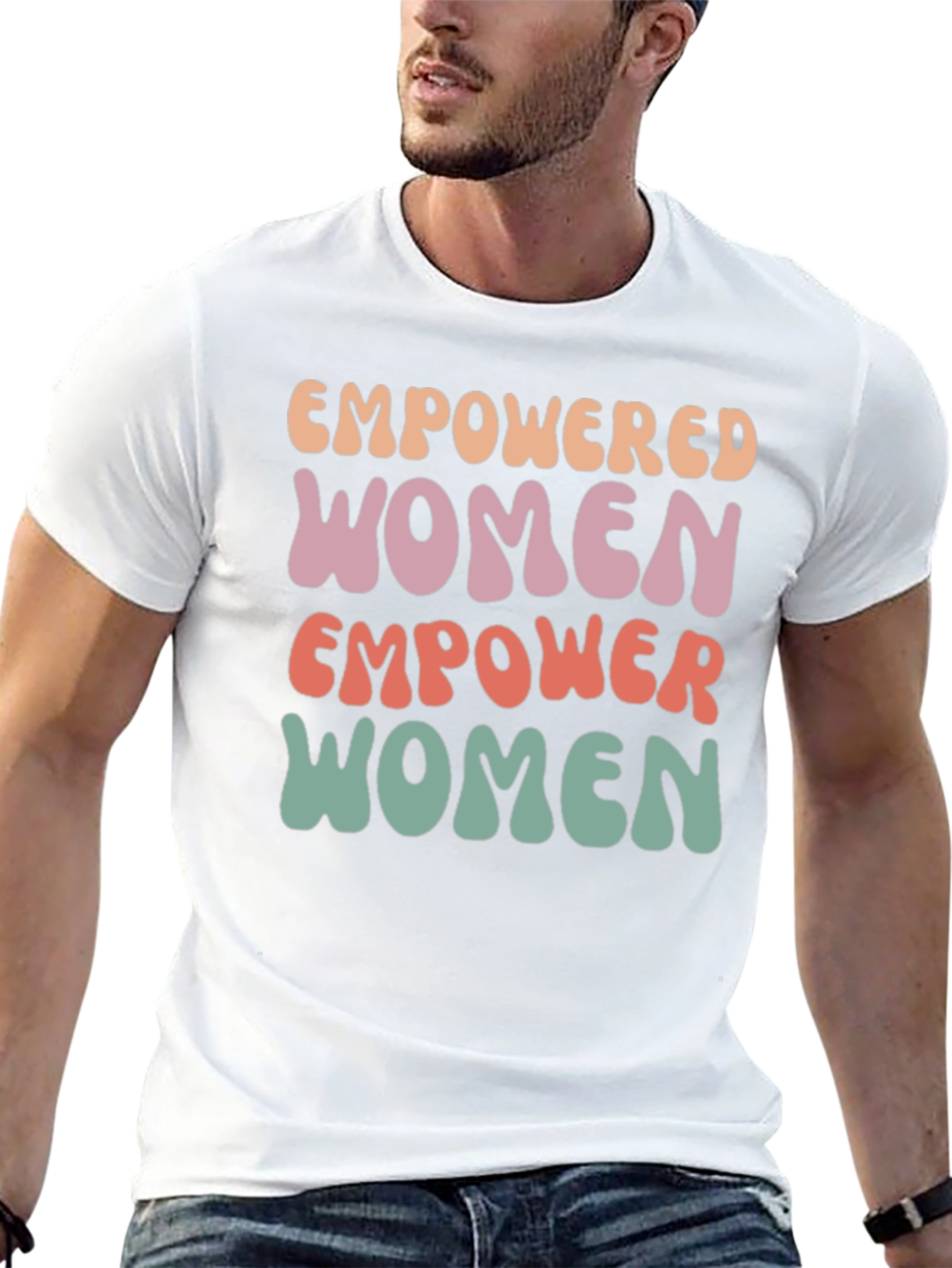 Empowered Women Graphic Tee - Retro Style