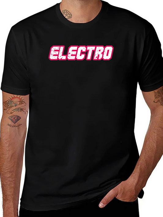 Electro Graphic Black T-Shirt - Mens Fashion Tee