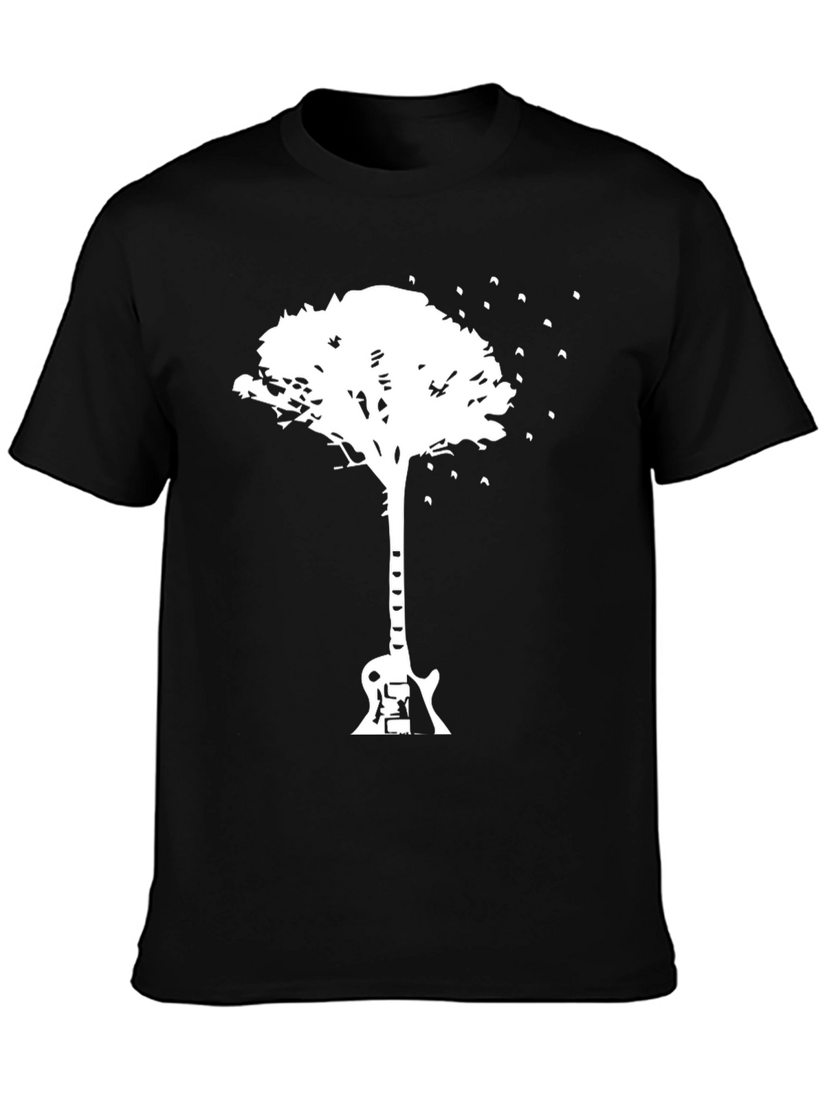 Guitar Tree Graphic T-Shirt - Music Lover Tee