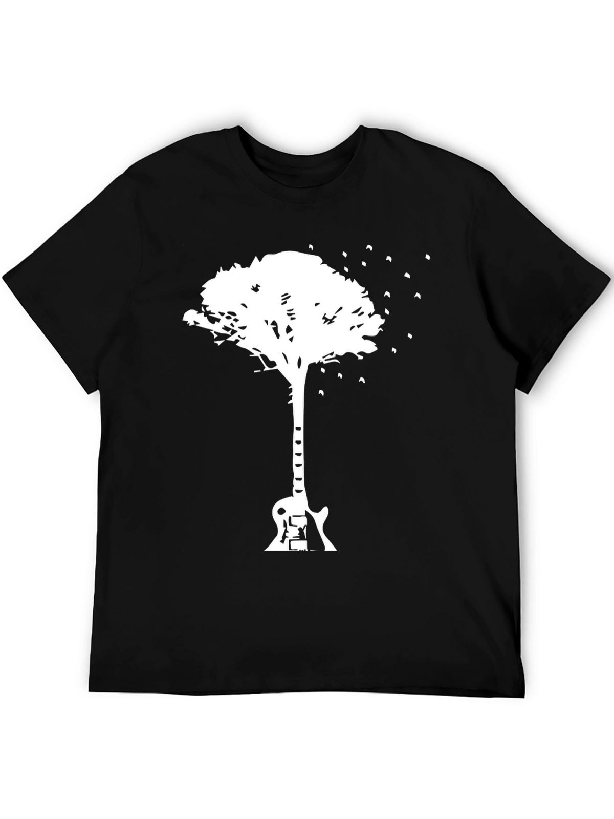 Guitar Tree Graphic T-Shirt - Music Lover Tee